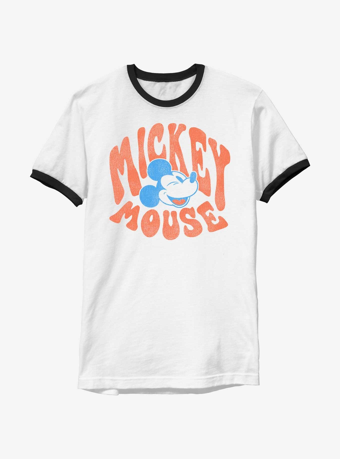 Disney Mickey Mouse Mickey Trip Ringer T-Shirt, WHTBLK, hi-res