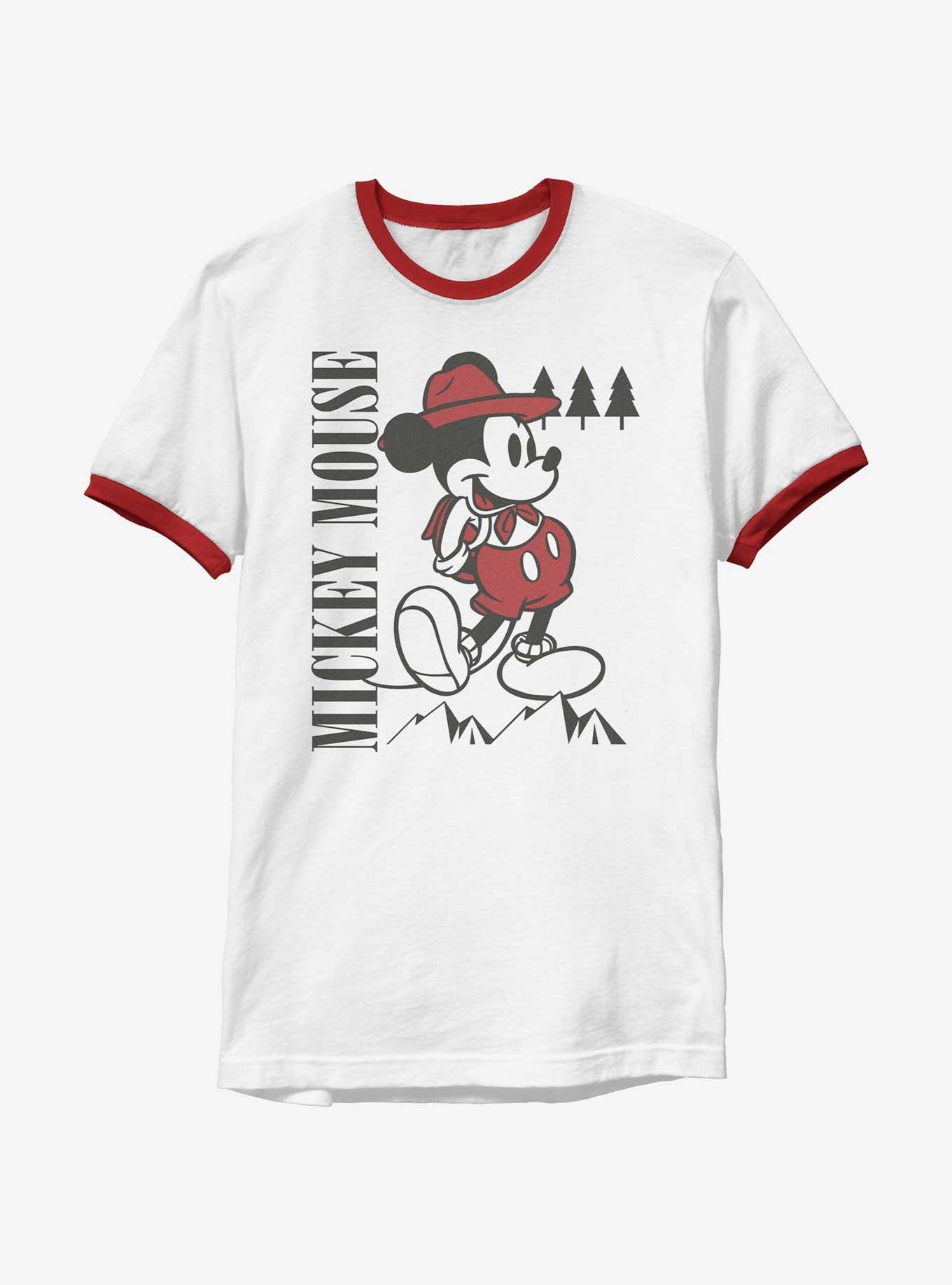 Disney Mickey Mouse Hike Champions Ringer T-Shirt, , hi-res