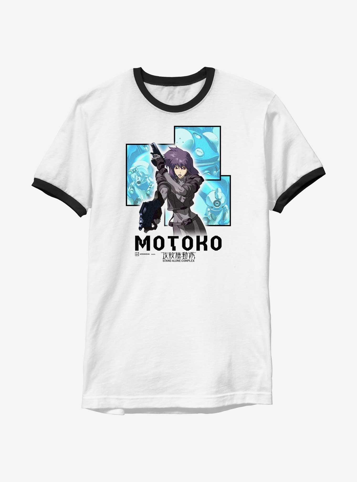 Ghost In The Shell Major Motoko Portrait Ringer T-Shirt, , hi-res