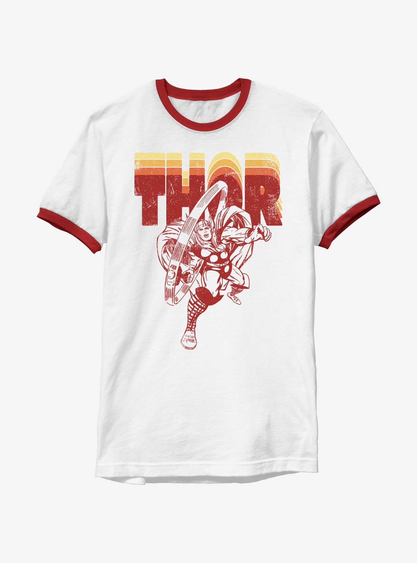 Marvel Thor Retro Ringer T-Shirt, , hi-res