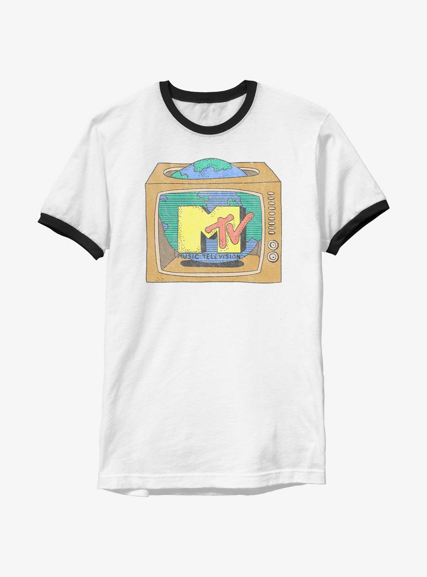 Mtv Retro World Premiere Ringer T-Shirt, , hi-res