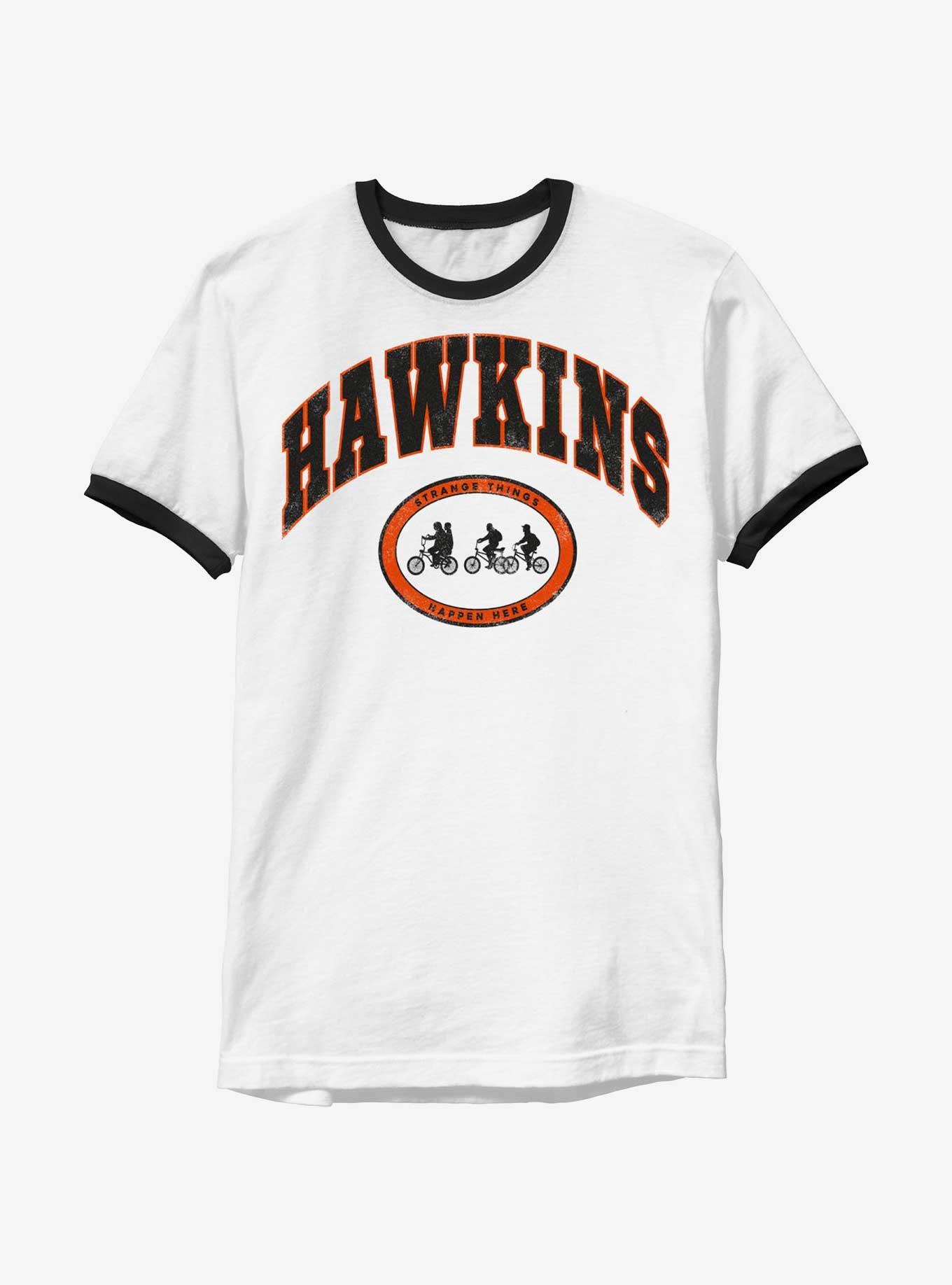 Stranger Things Hawkins Ringer T-Shirt