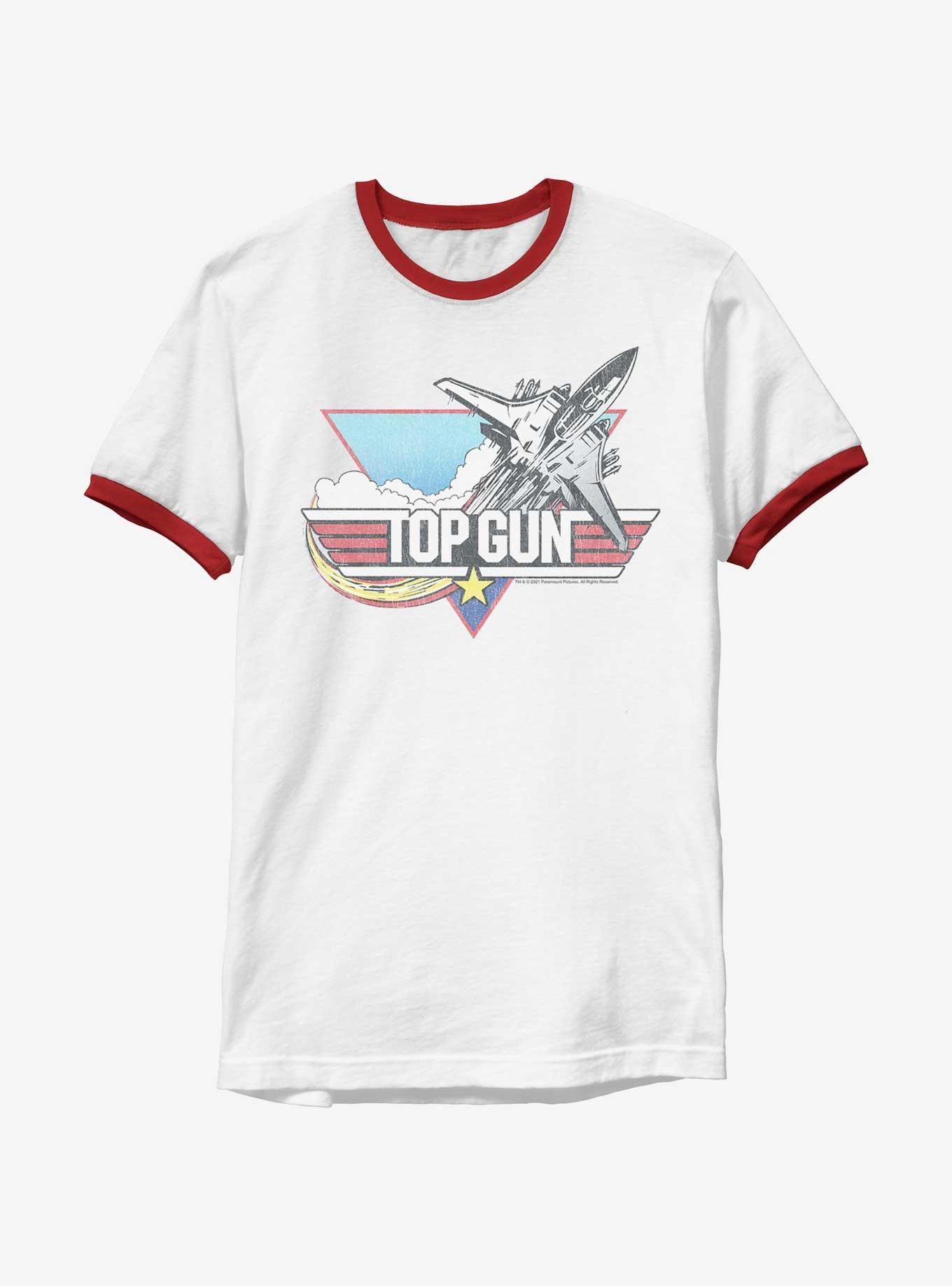 Top Gun Maverick Jet Logo Ringer T-Shirt, , hi-res