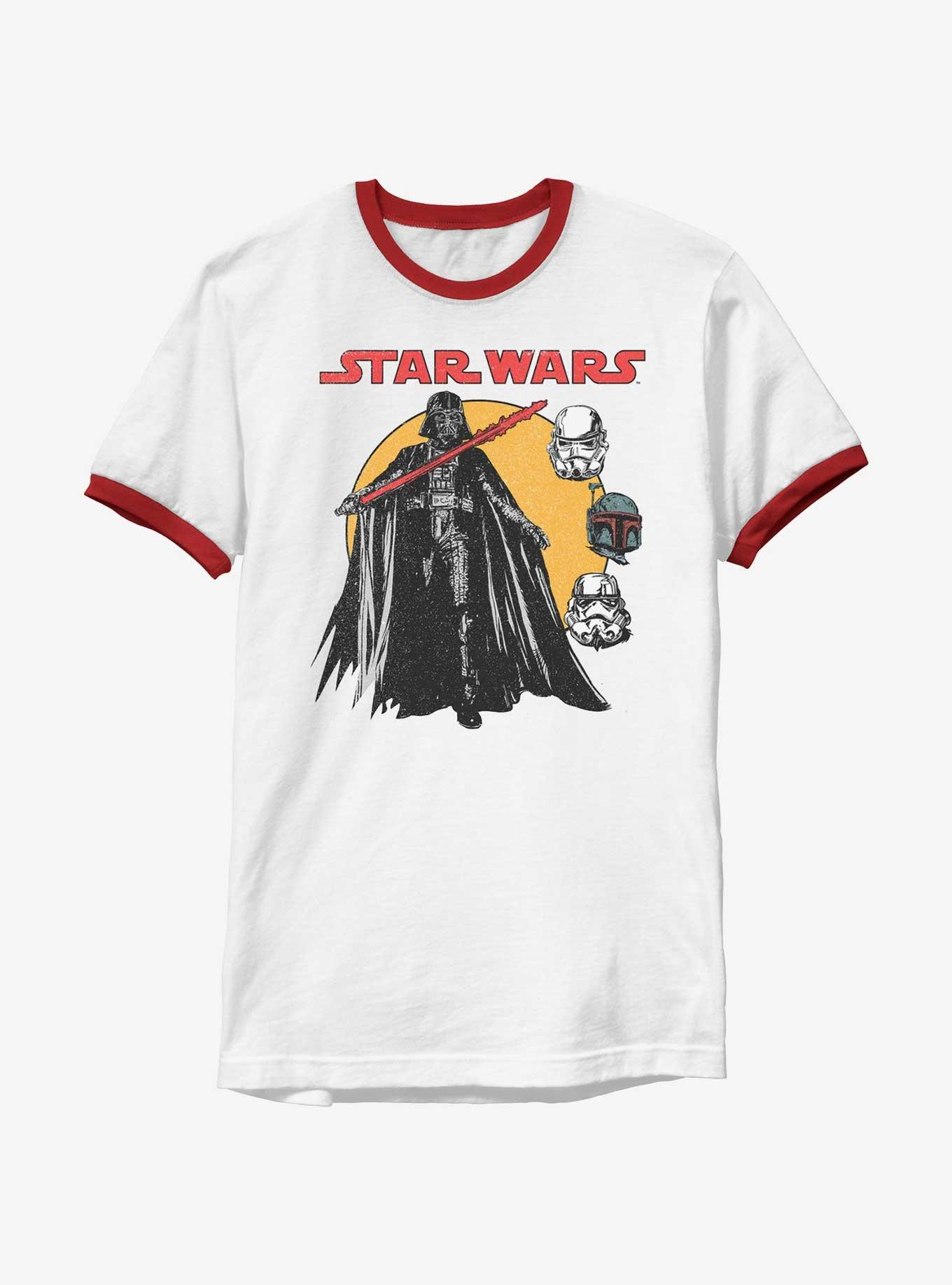Star Wars Retro Villains Ringer T-Shirt, , hi-res