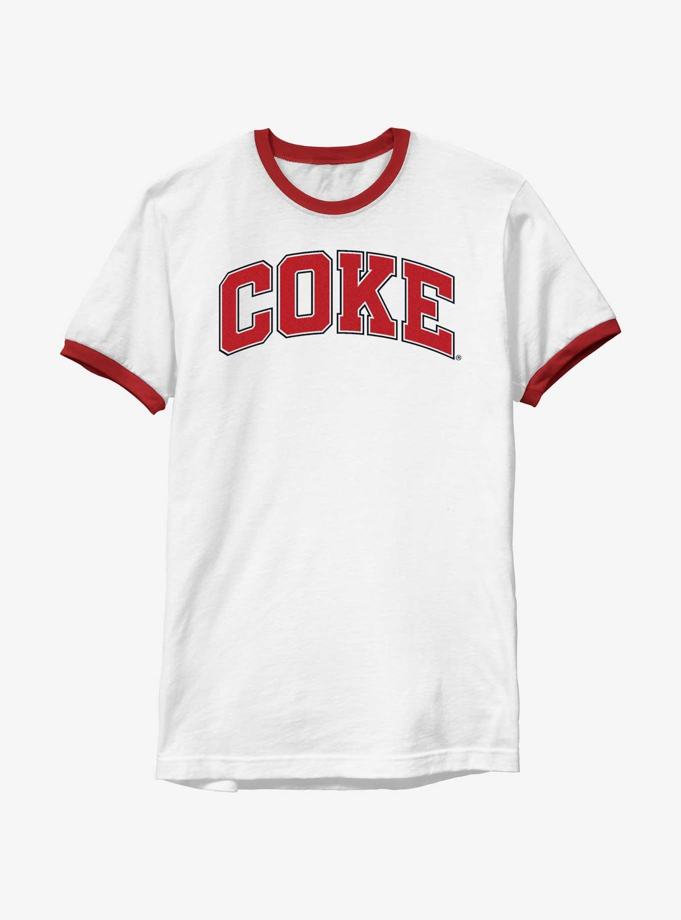 Coca-Cola Coke Collegiate Ringer T-Shirt, , hi-res