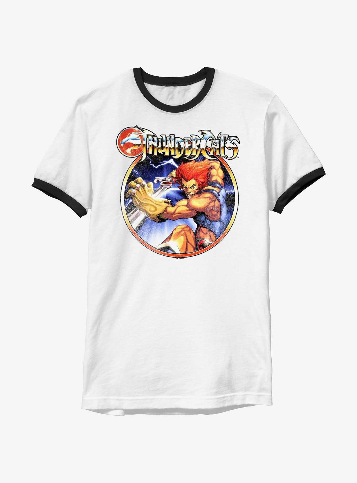 Thundercats Lion-O Vintage Lightning Circle Ringer T-Shirt, , hi-res