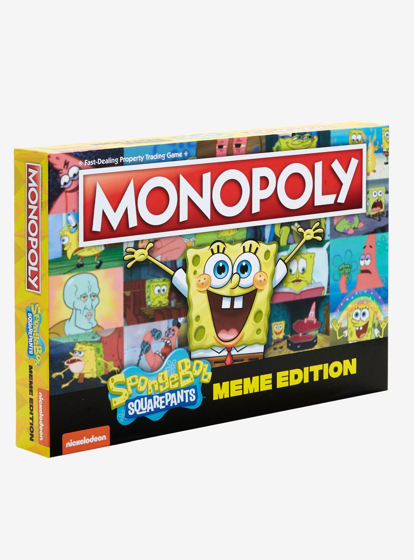 SpongeBob SquarePants Meme Edition Monopoly Board Game, , hi-res