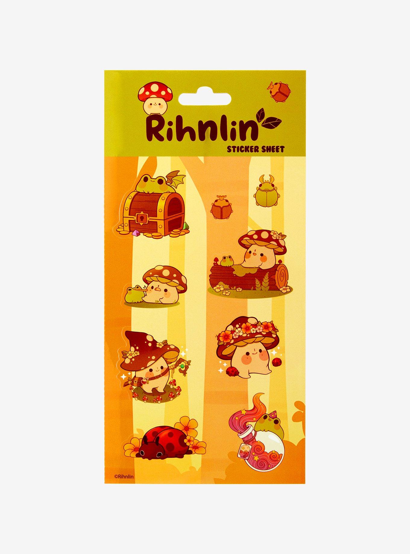 Rihnlin Toadstool Sticker Sheet, , hi-res