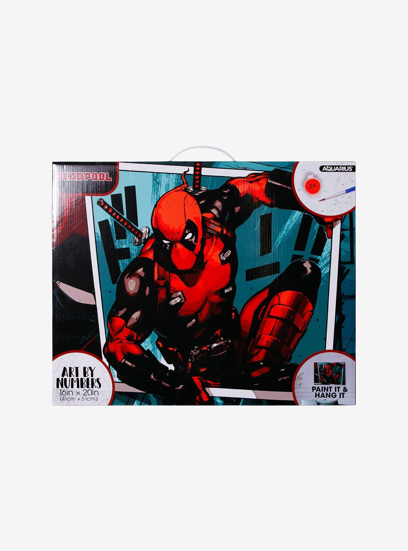 Marvel Deadpool Art By Numbers Painting Kit, , hi-res