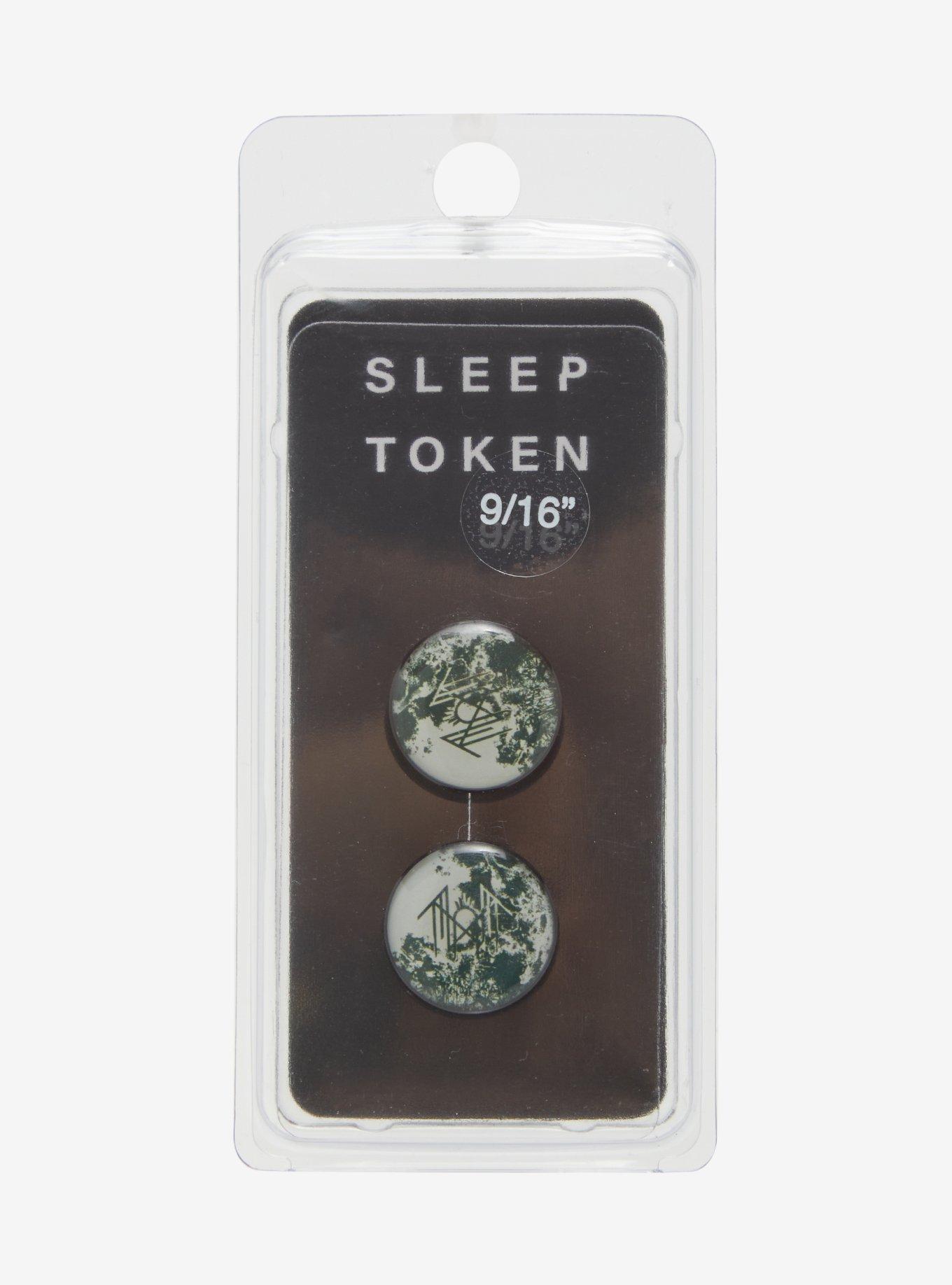 Sleep Token Logo Plug 2 Pack, BLACK, hi-res