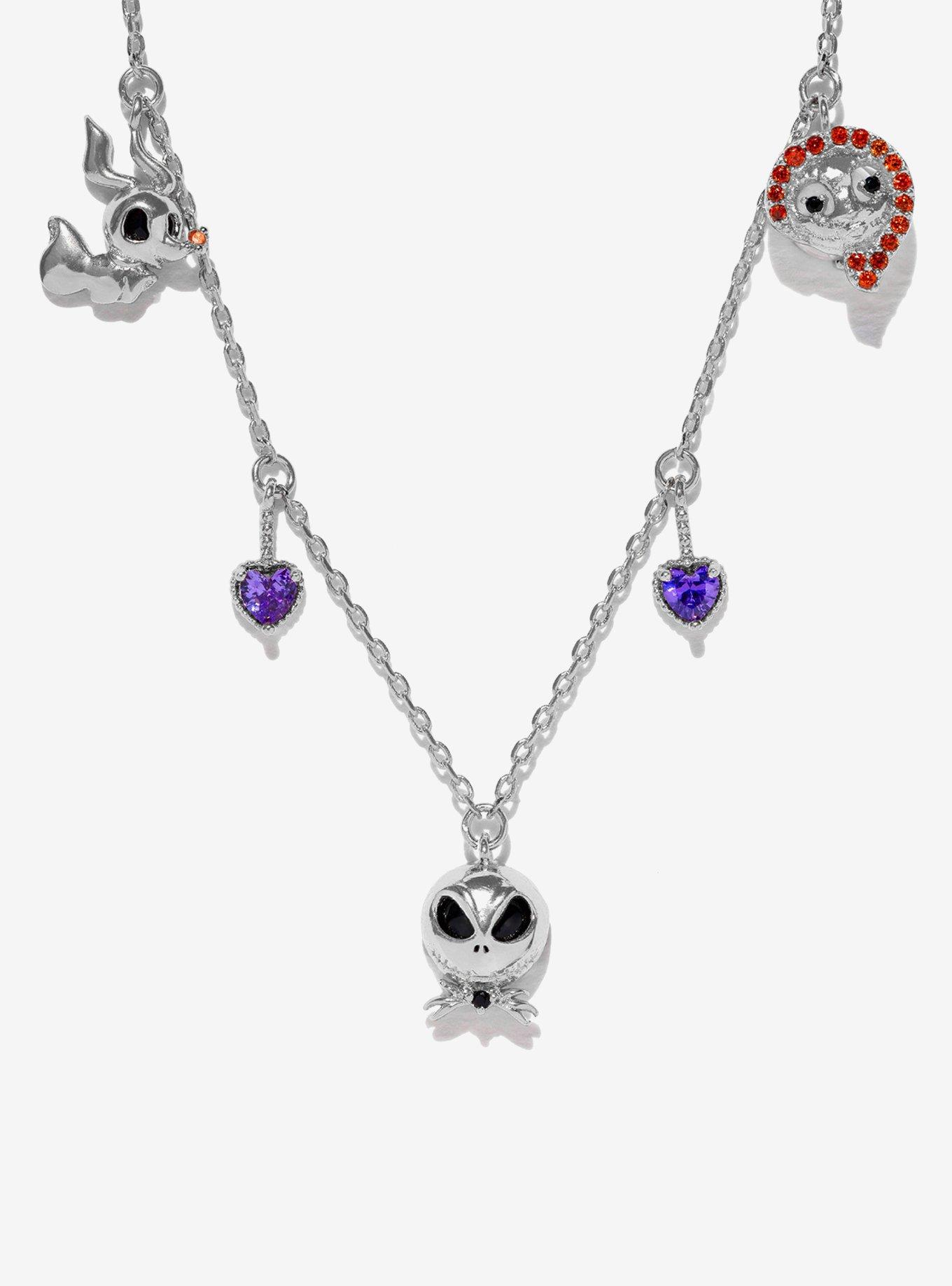 The Nightmare Before Christmas X Girls Crew Trio Necklace, , hi-res