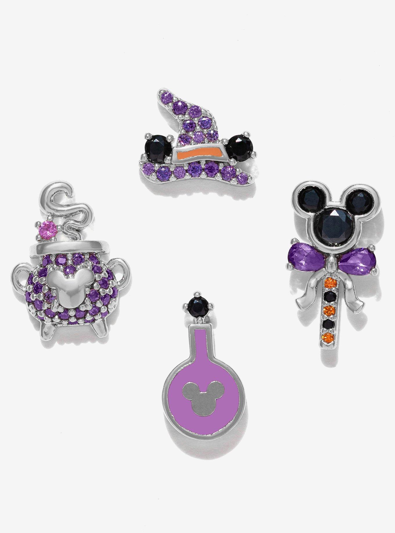 Disney X Girls Crew Mickey Mouse Witch Mismatch Earring Set, , hi-res