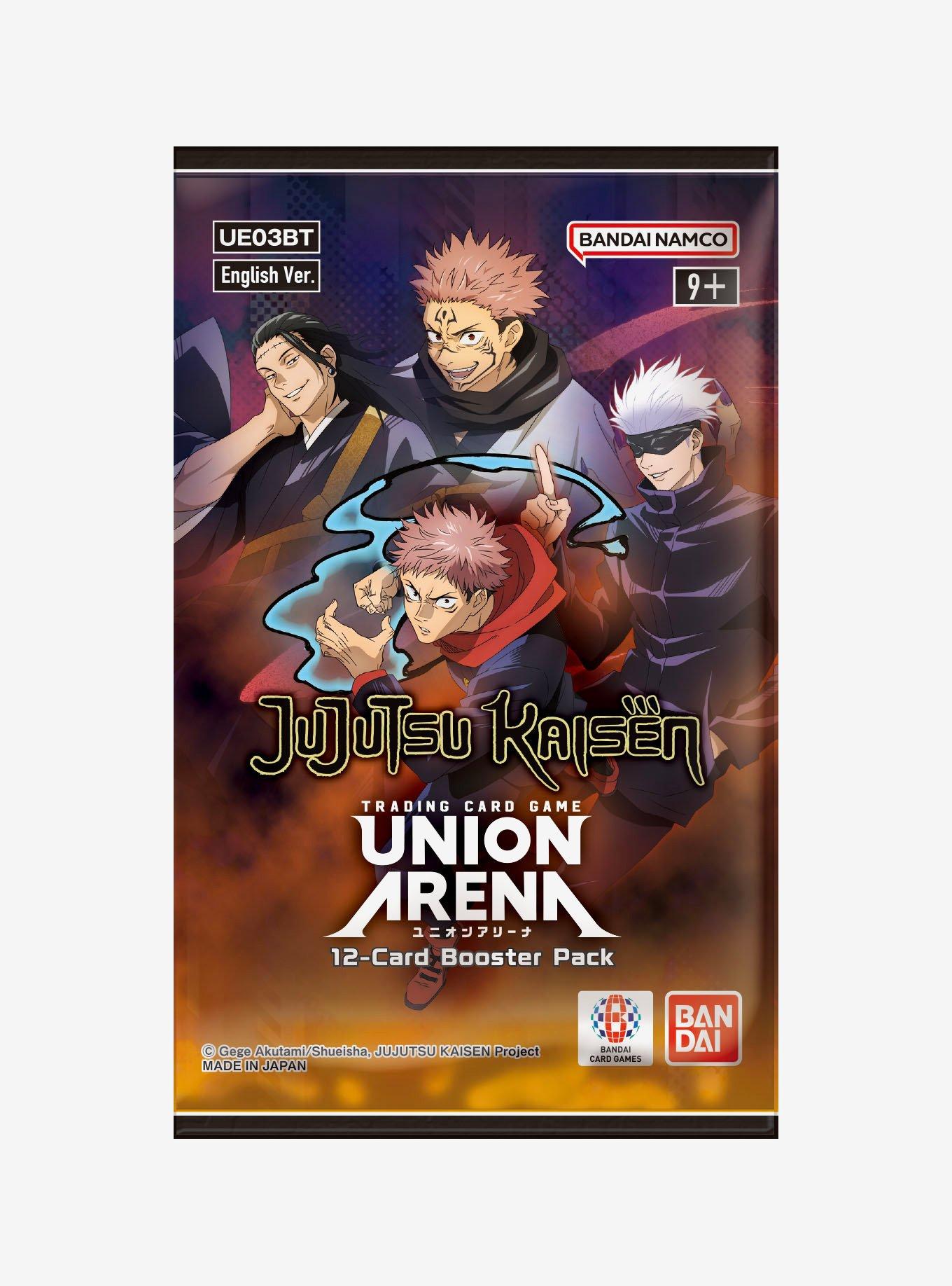 union arena jjk booster box BANDAI HOBBY Jujutsu Kaisen Trading Card Game 16 Packs art cards Union Arena: Jujutsu Kaisen -