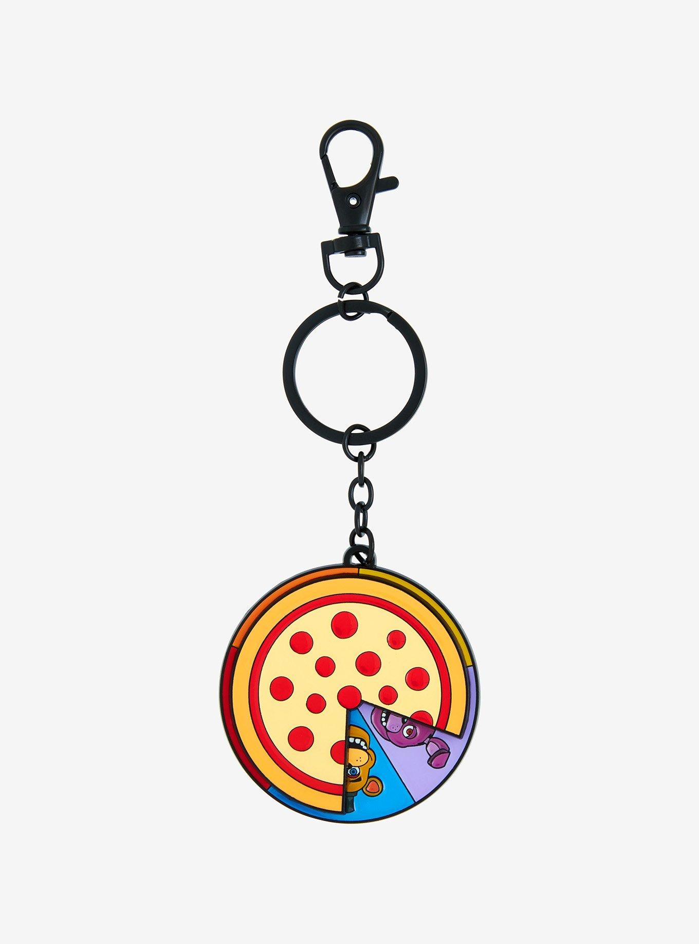 Five Nights at Freddy's Pizza Spinning Keychain, , hi-res