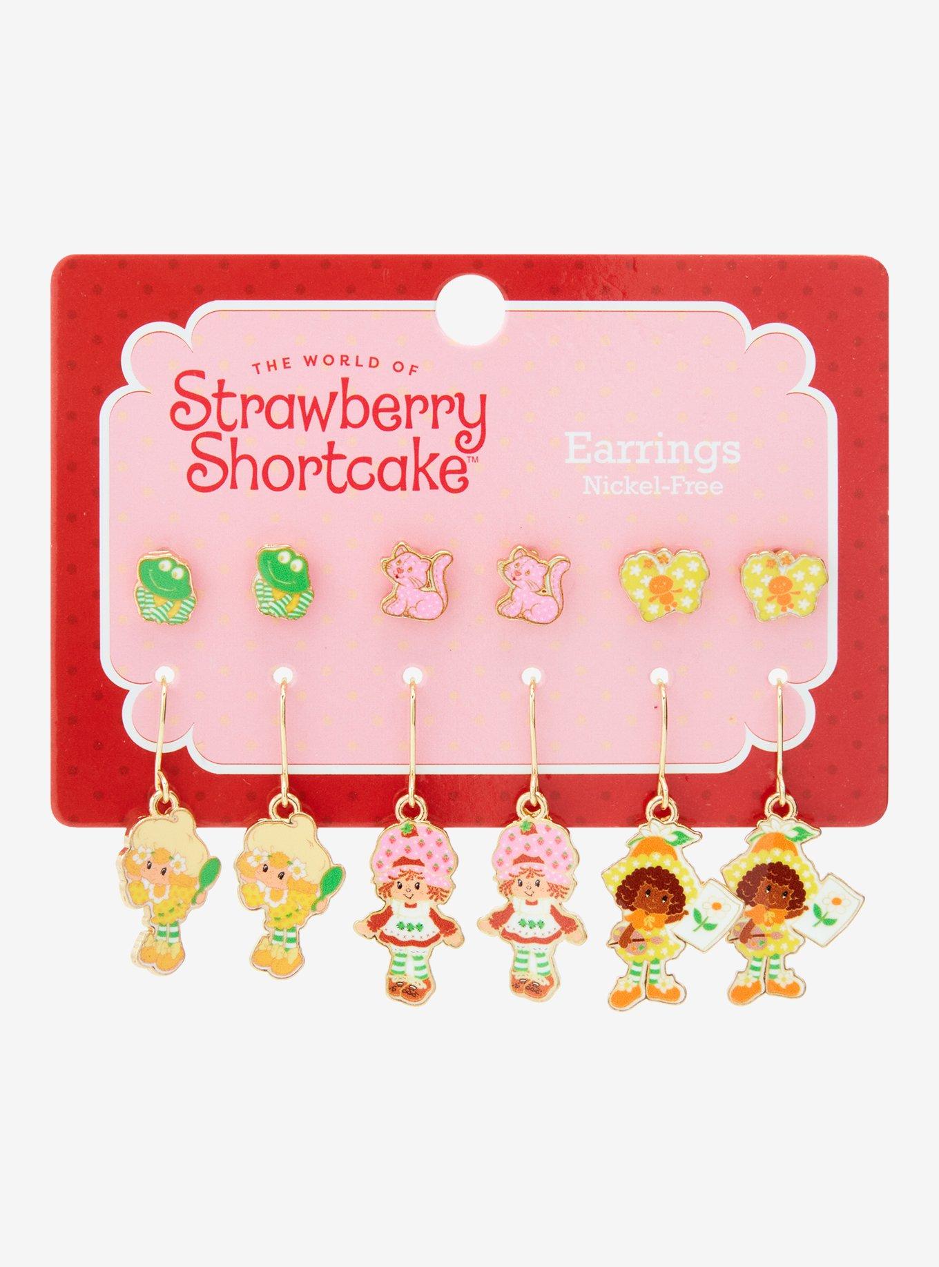 Strawberry Shortcake and Friends Pets Earring Set, , hi-res