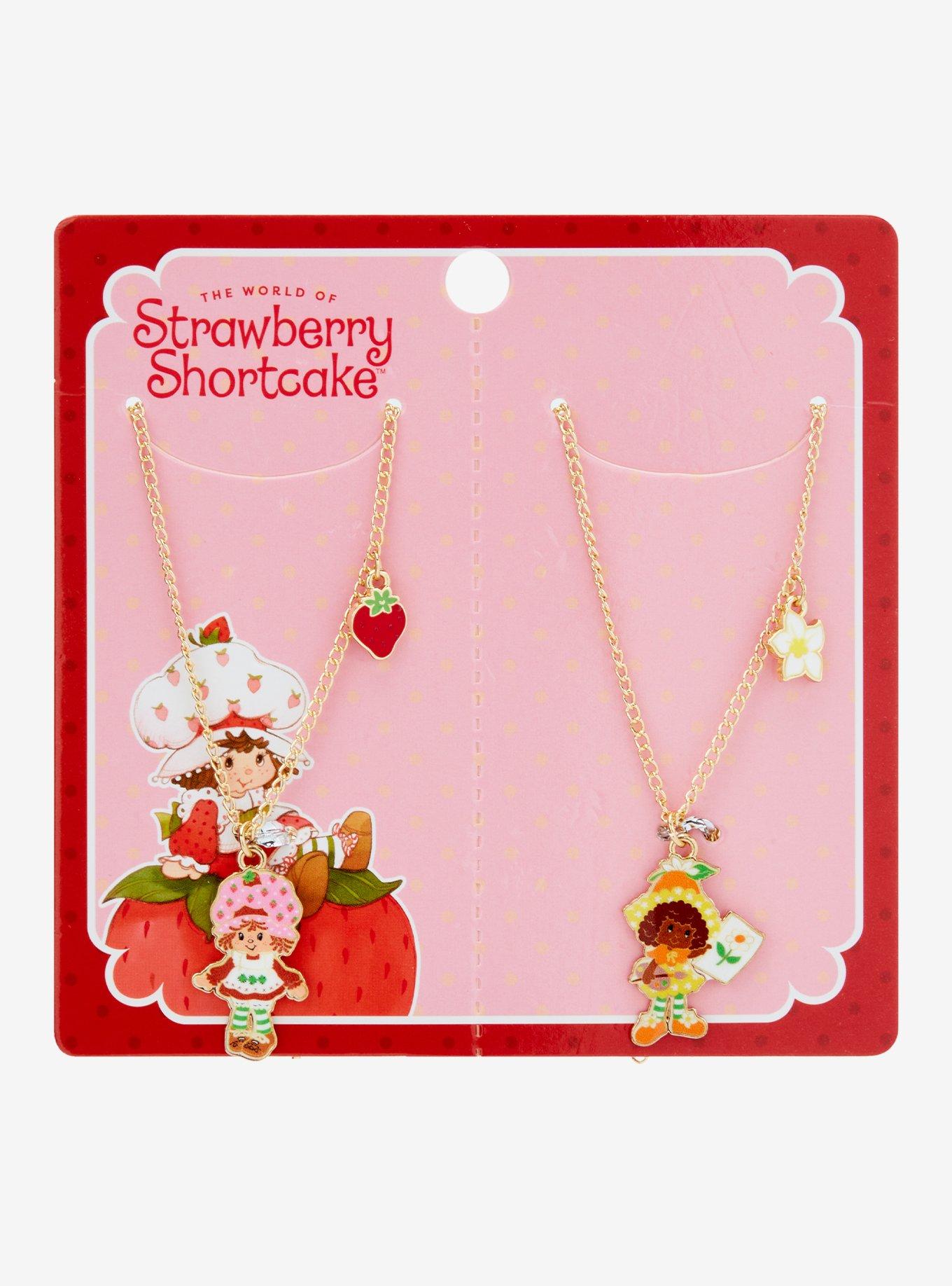 Strawberry Shortcake Orange Blossom and Strawberry Shortcake Bestie Necklace Set, , hi-res