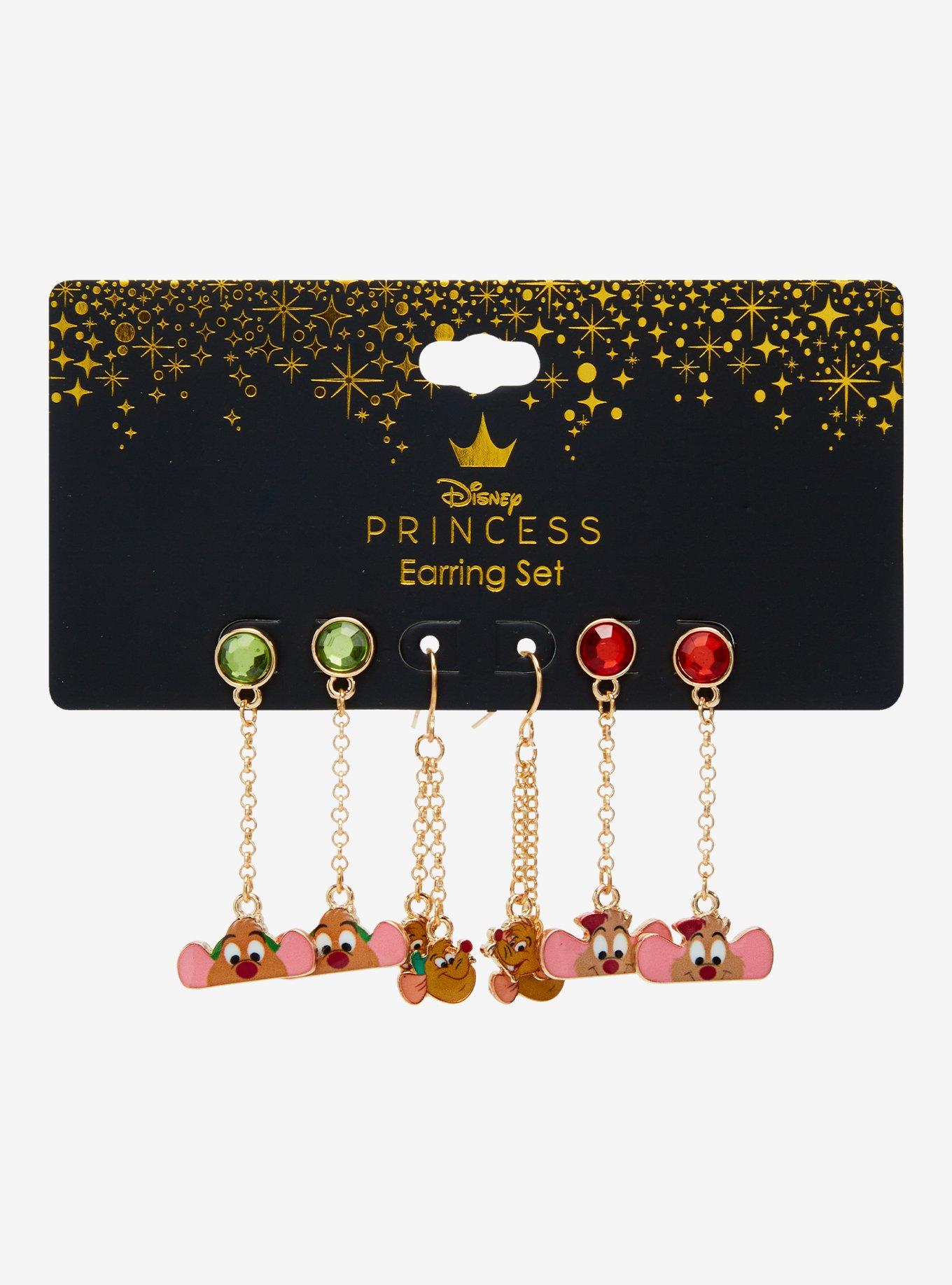 Disney Cinderella Jaq & Gus Gus Earring Set, , hi-res