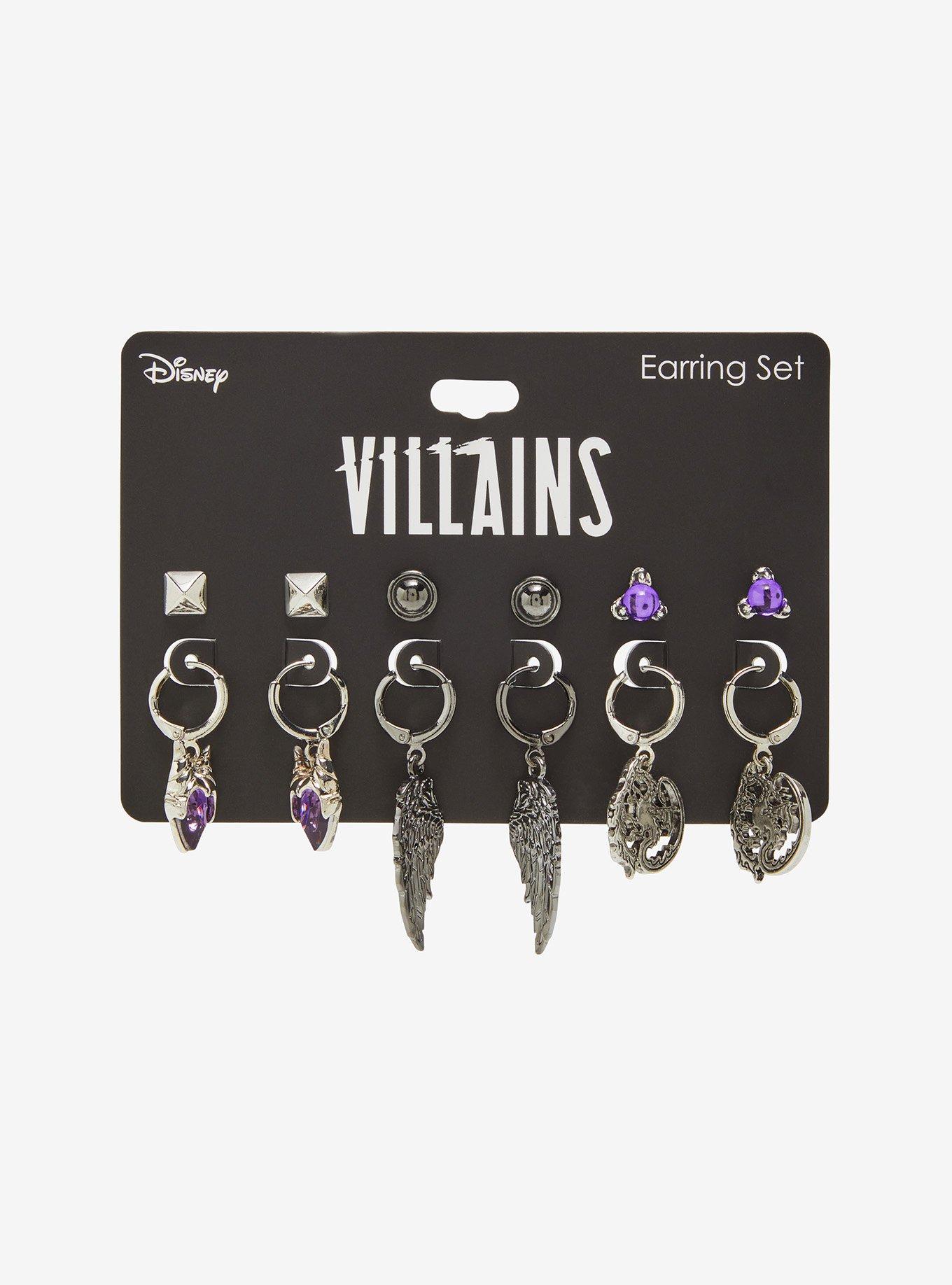 Disney Villains Maleficent Earring Set &mdash; BoxLunch Exclusive, , hi-res
