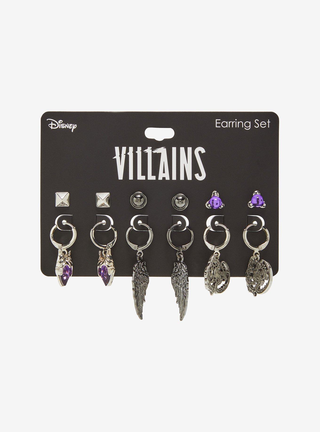 Disney Villains Maleficent Earring Set — BoxLunch Exclusive, , hi-res