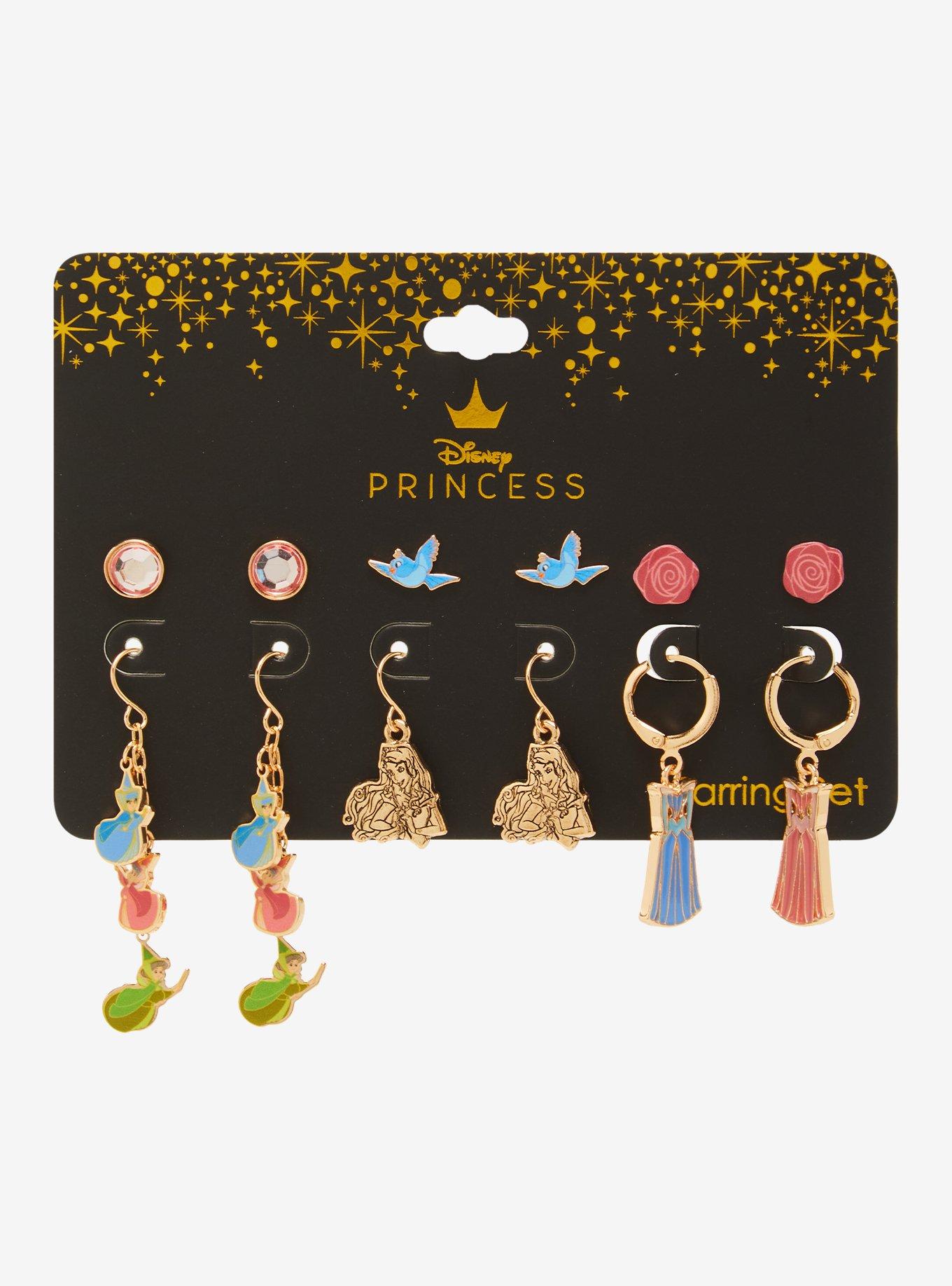 Disney Sleeping Beauty Icons Earring Set, , hi-res