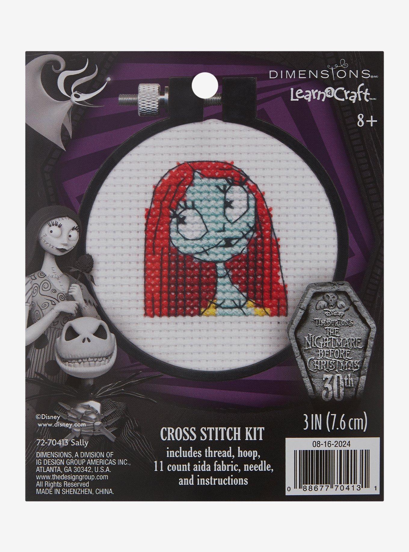 Disney The Nightmare Before Christmas Sally Cross Stitch Kit, , hi-res