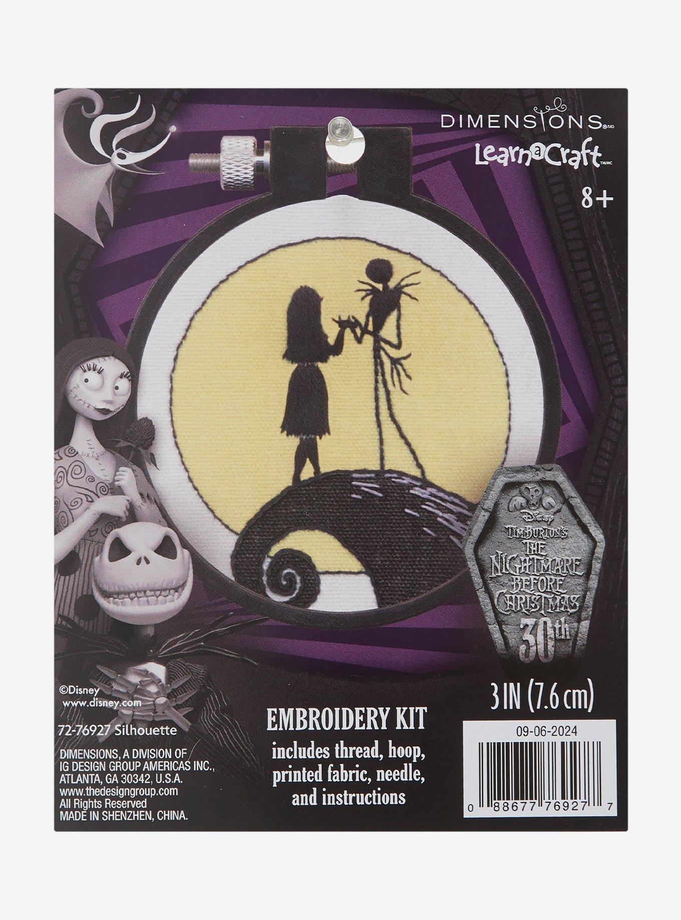 Disney The Nightmare Before Christmas Spiral Hill Embroidery Kit, , hi-res