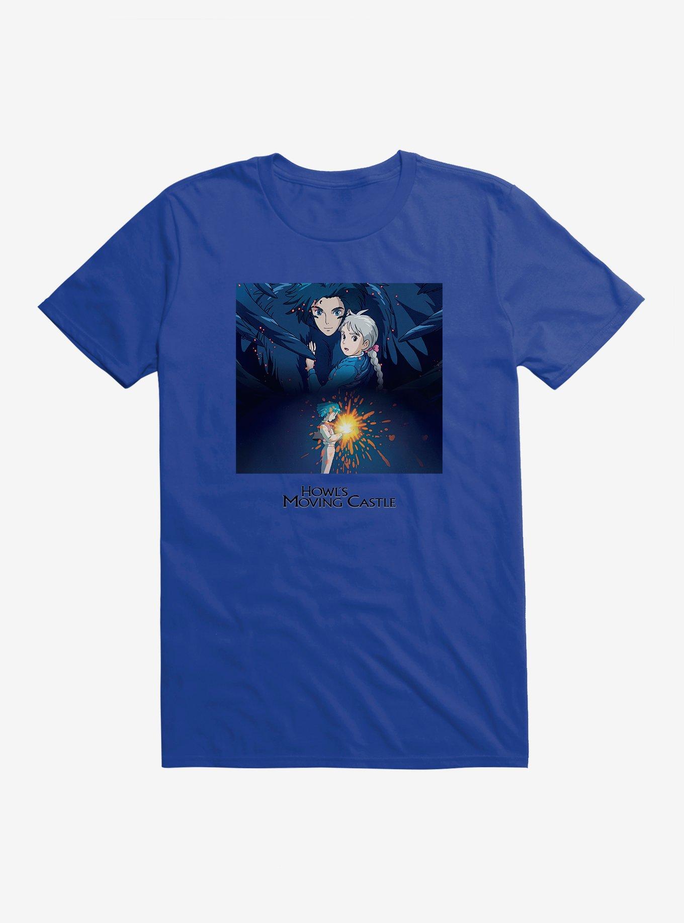Studio Ghibli Howl's Moving Castle T-Shirt, ROYAL, hi-res