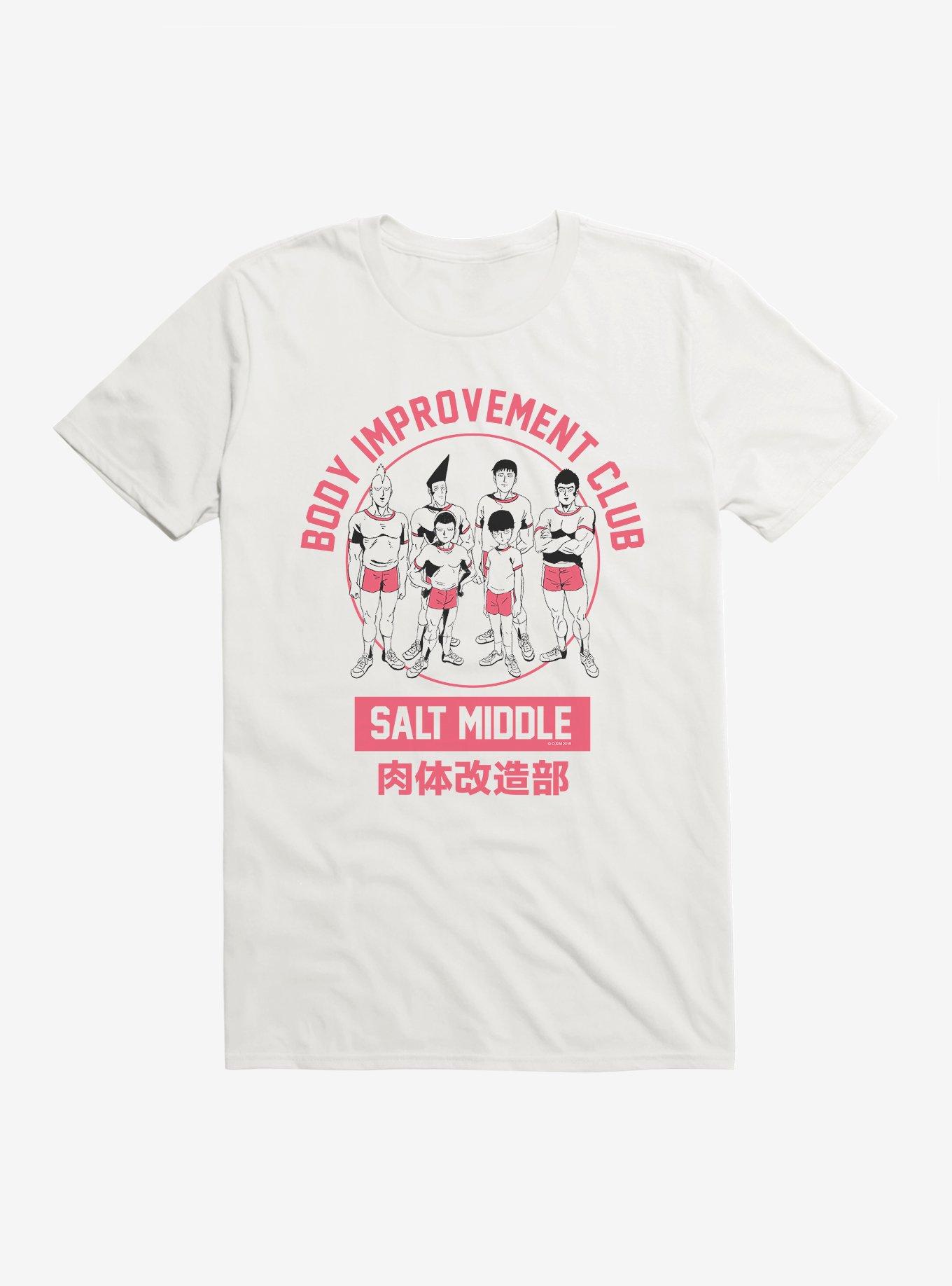 Mob Psycho Body Club T-Shirt, WHITE, hi-res