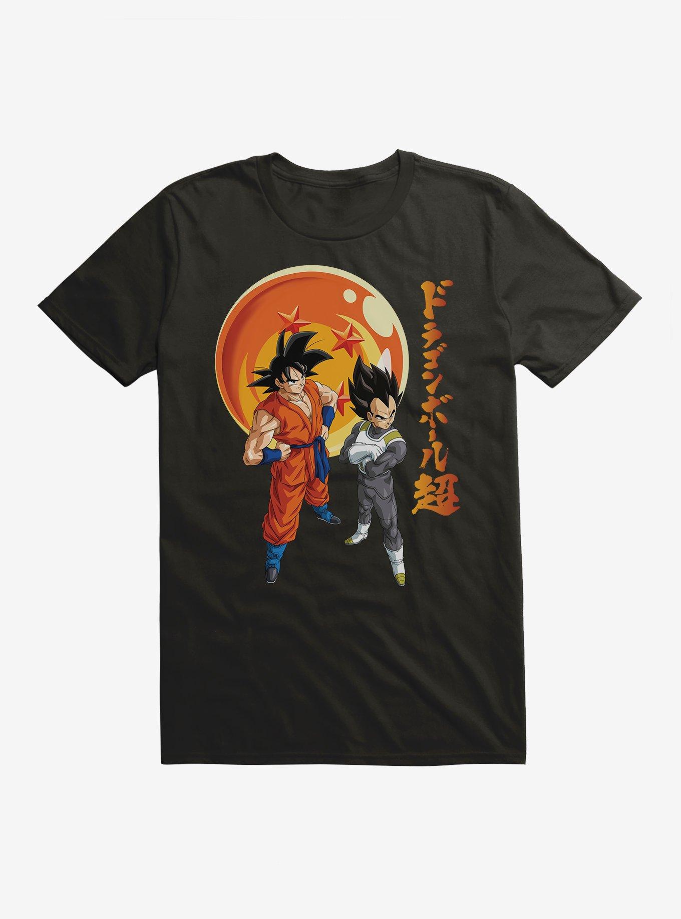 Dragon Ball Super Goku And Vegeta T-Shirt, BLACK, hi-res