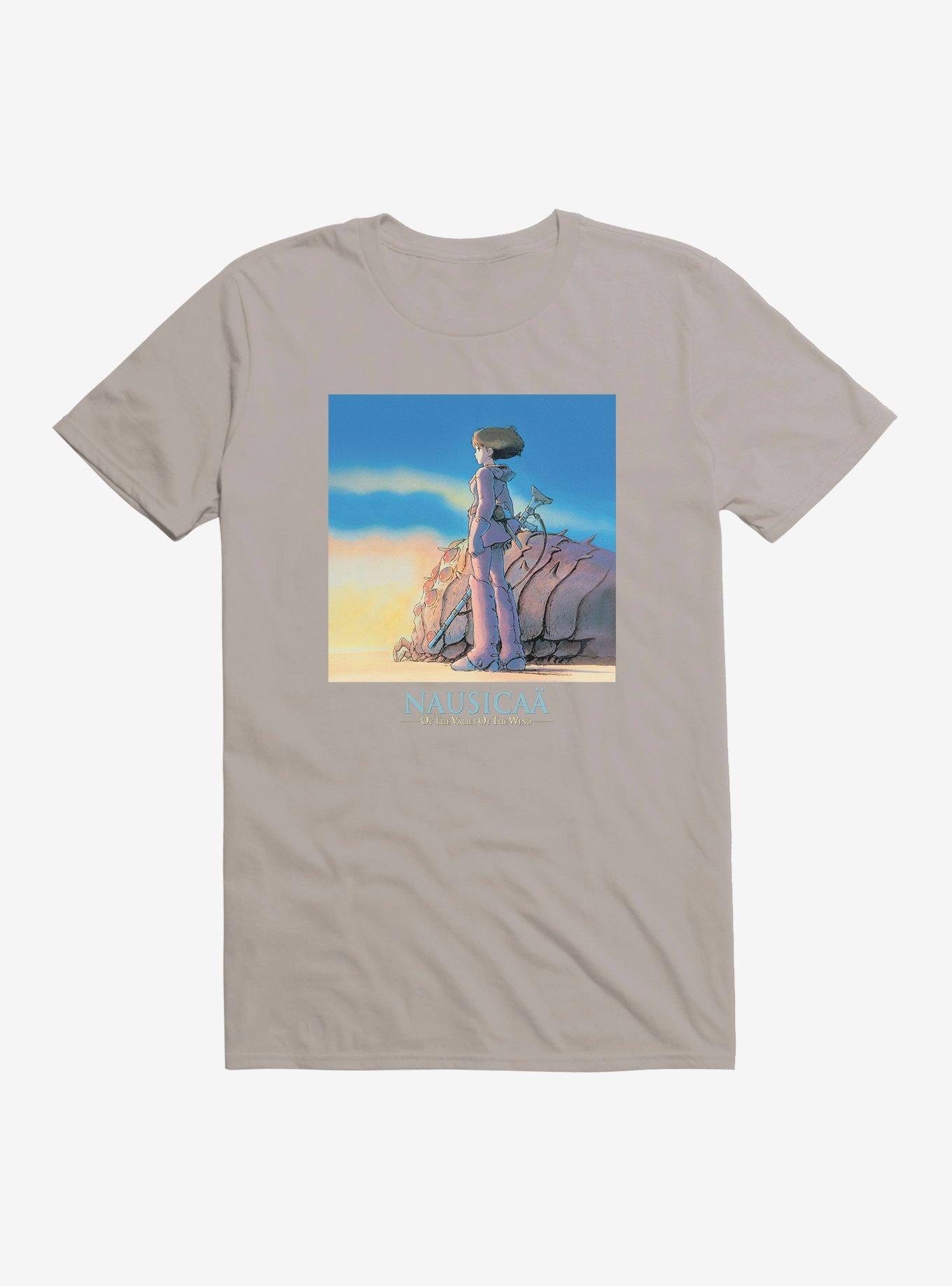 Studio Ghibli Nausicaa Of The Valley Of The Wind T-Shirt, LIGHT GREY, hi-res