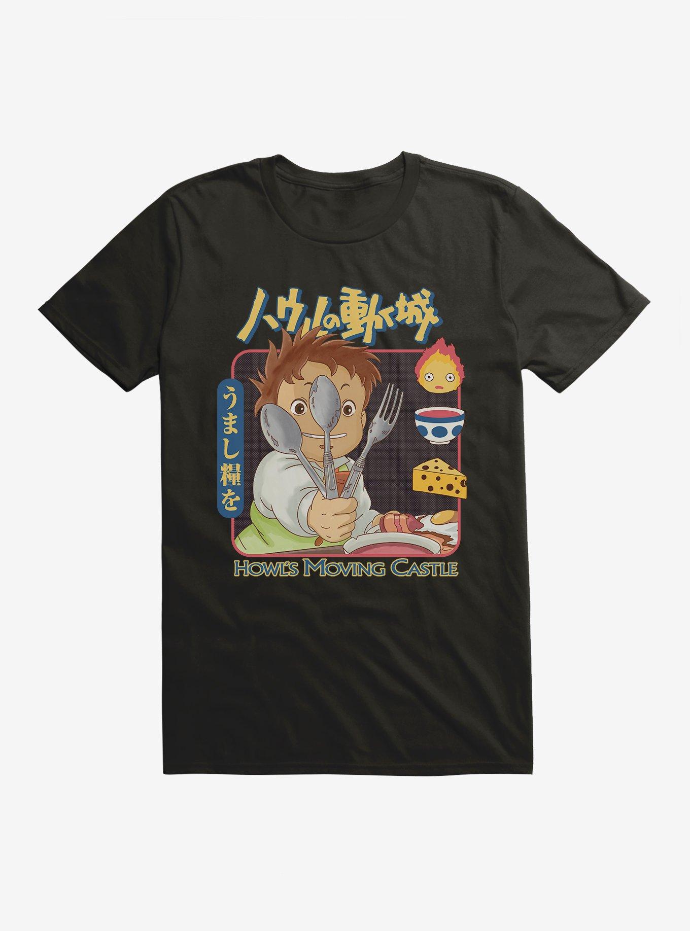 トップス Howl's moving Castle tee Howl's Moving Castle Studio Ghibli Streetwear T-Shirt