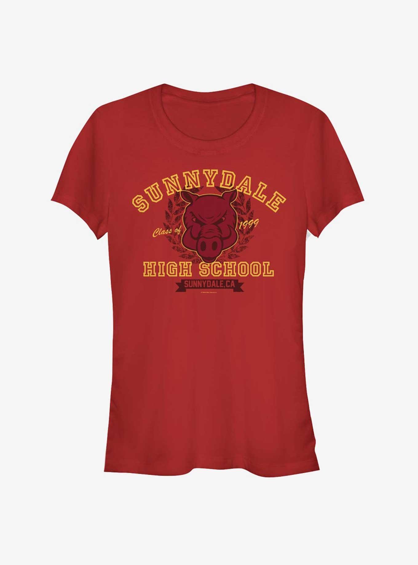Buffy The Vampire Slayer Sunnydale High Girls T-Shirt, RED, hi-res