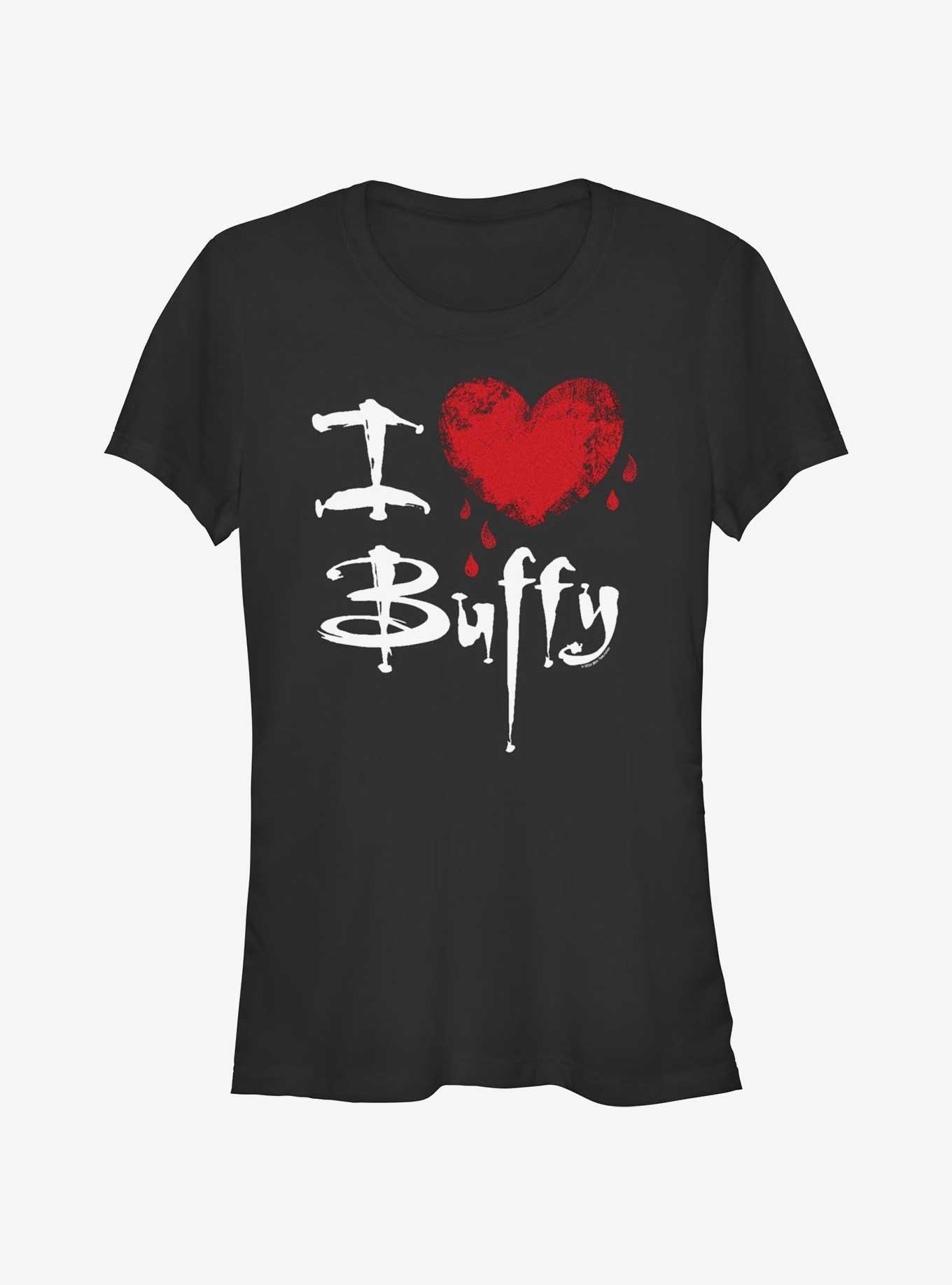 Buffy The Vampire Slayer I Love Buffy Girls T-Shirt
