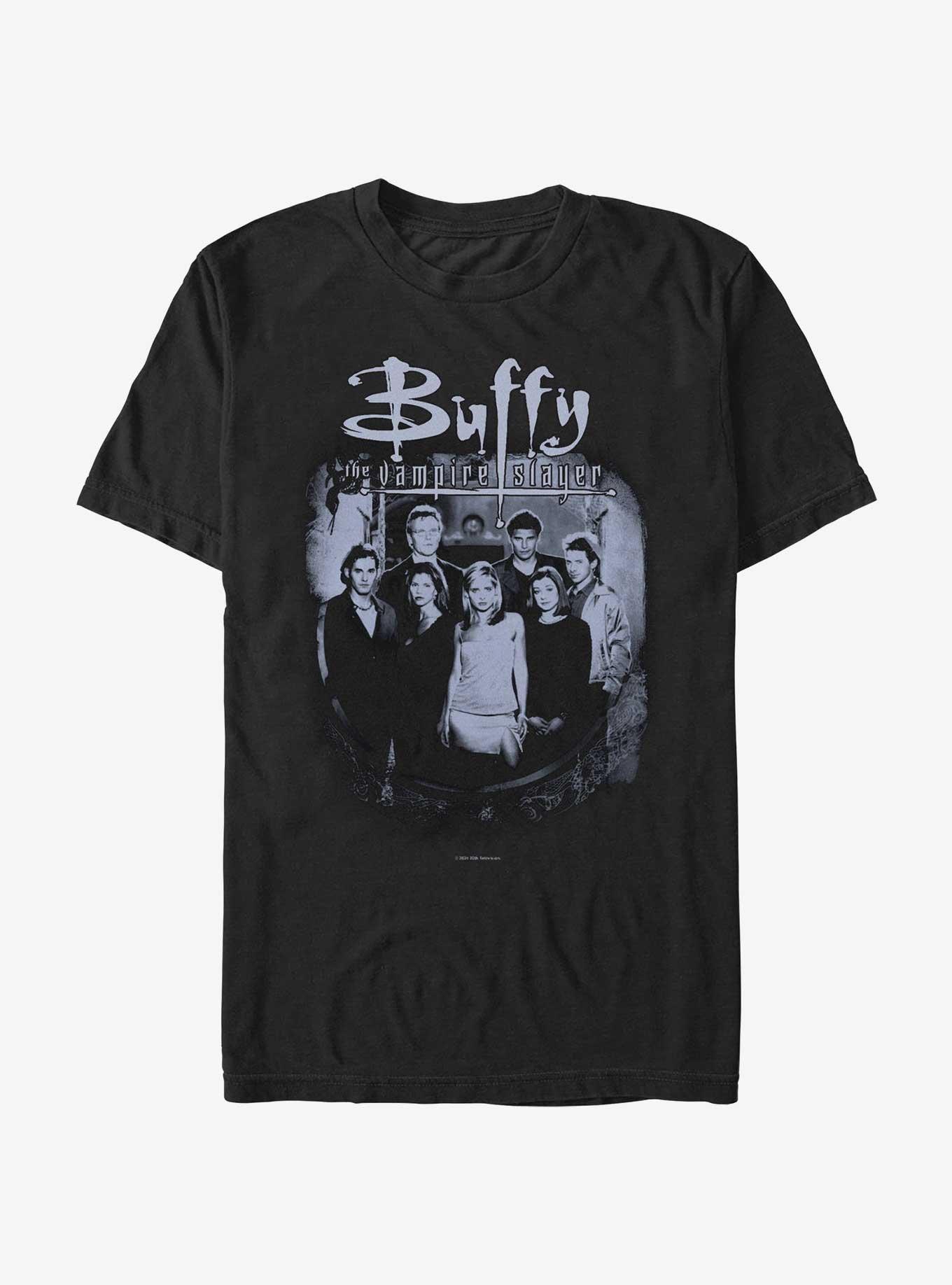 Buffy The Vampire Slayer Group Poster T-Shirt, , hi-res