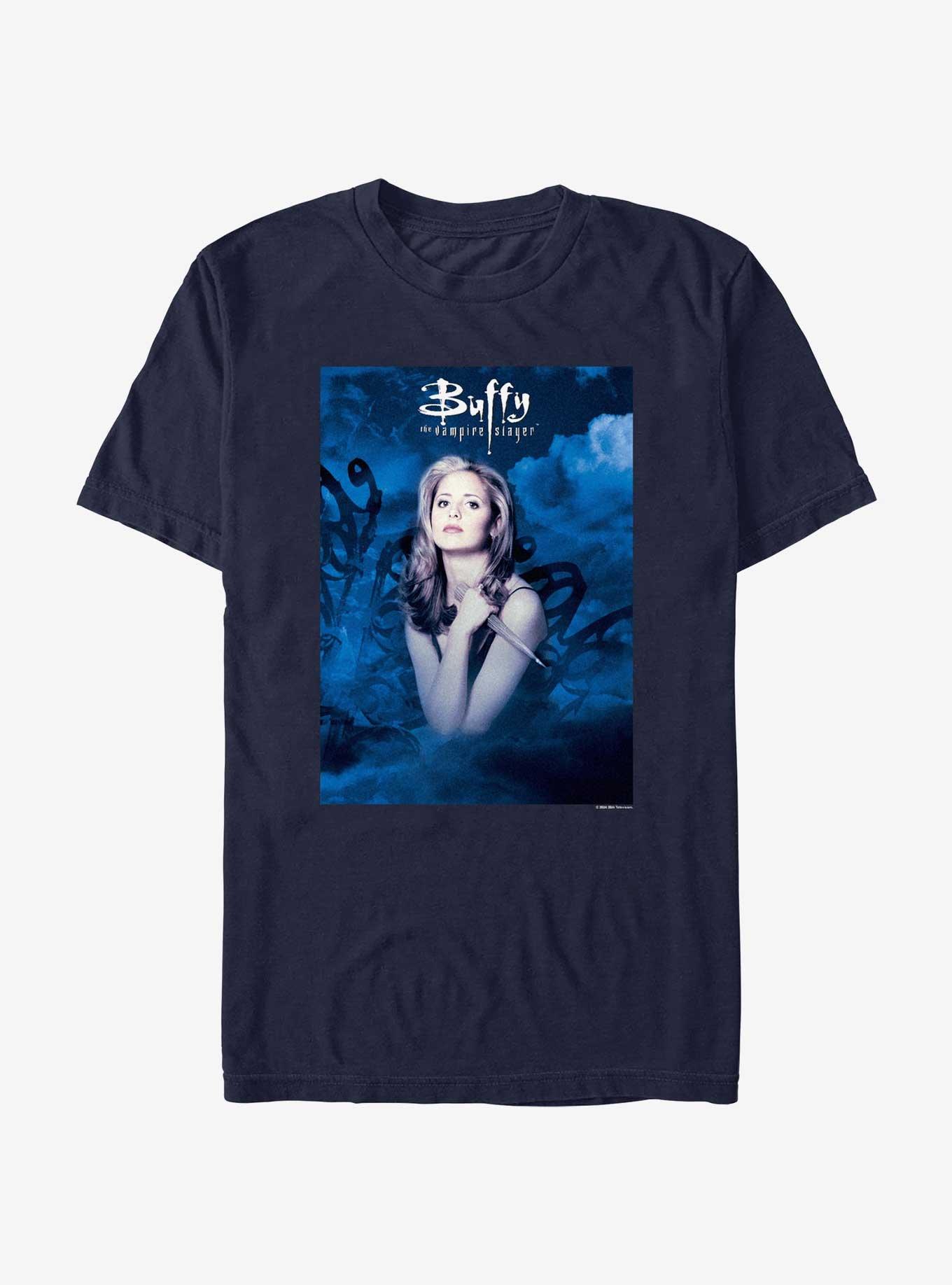 Buffy The Vampire Slayer The Chosen One T-Shirt, NAVY, hi-res