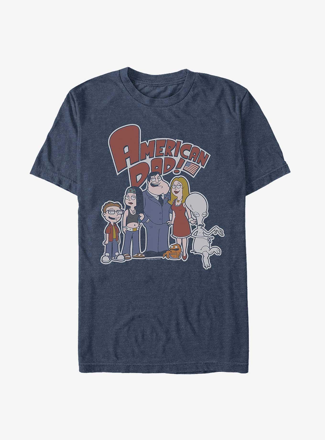 American Dad American Fam Group T-Shirt, , hi-res
