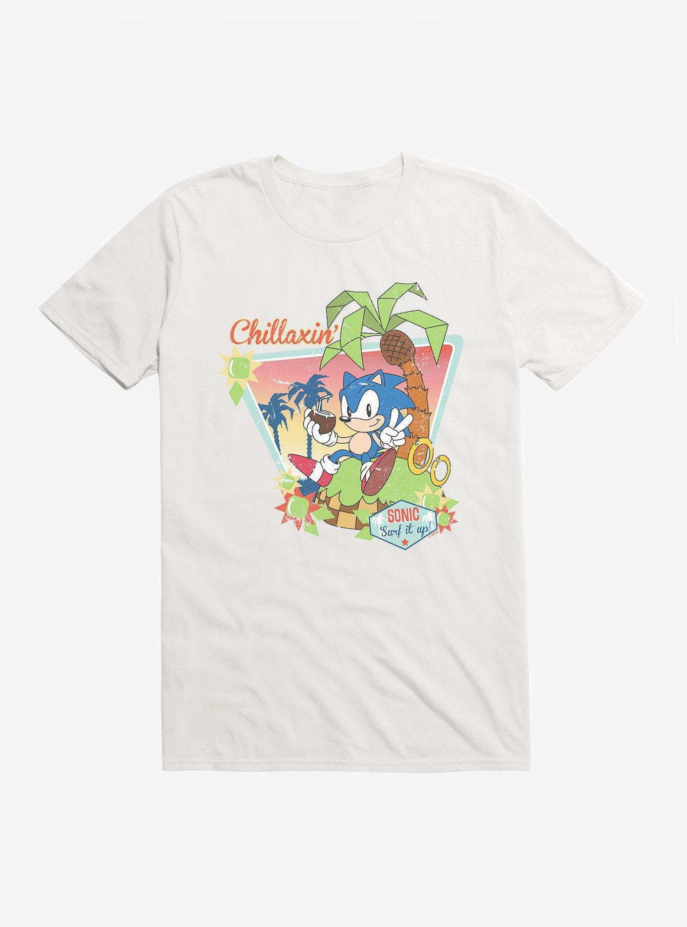 Sonic The Hedgehog Chillaxin' Summer T-Shirt, , hi-res