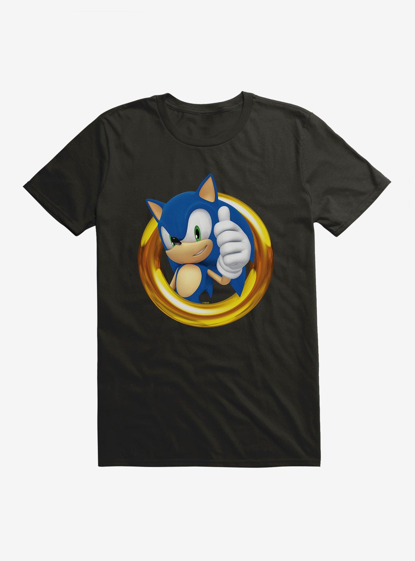 Sonic The Hedgehog 3-D Sonic Ring T-Shirt