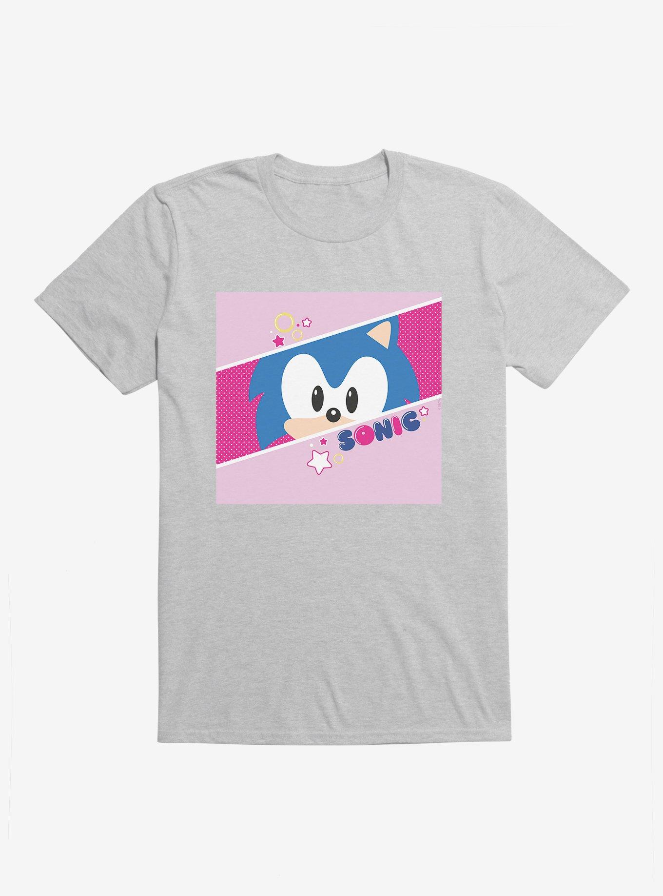 Sonic The Hedgehog Pop Sonic Eyes Peek T-Shirt
