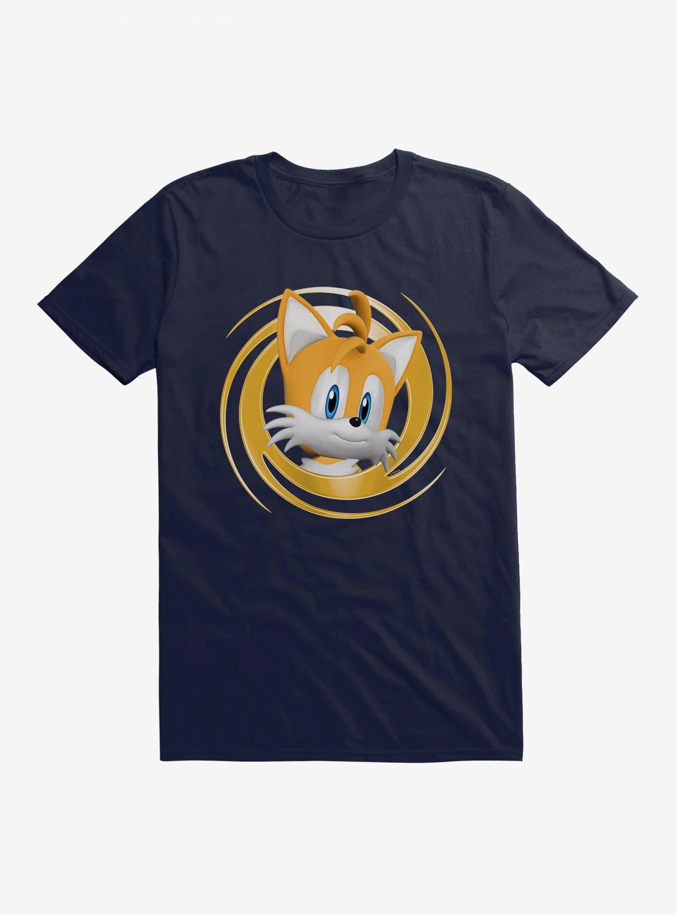 Sonic The Hedgehog 3-D Tails Close Up T-Shirt, , hi-res