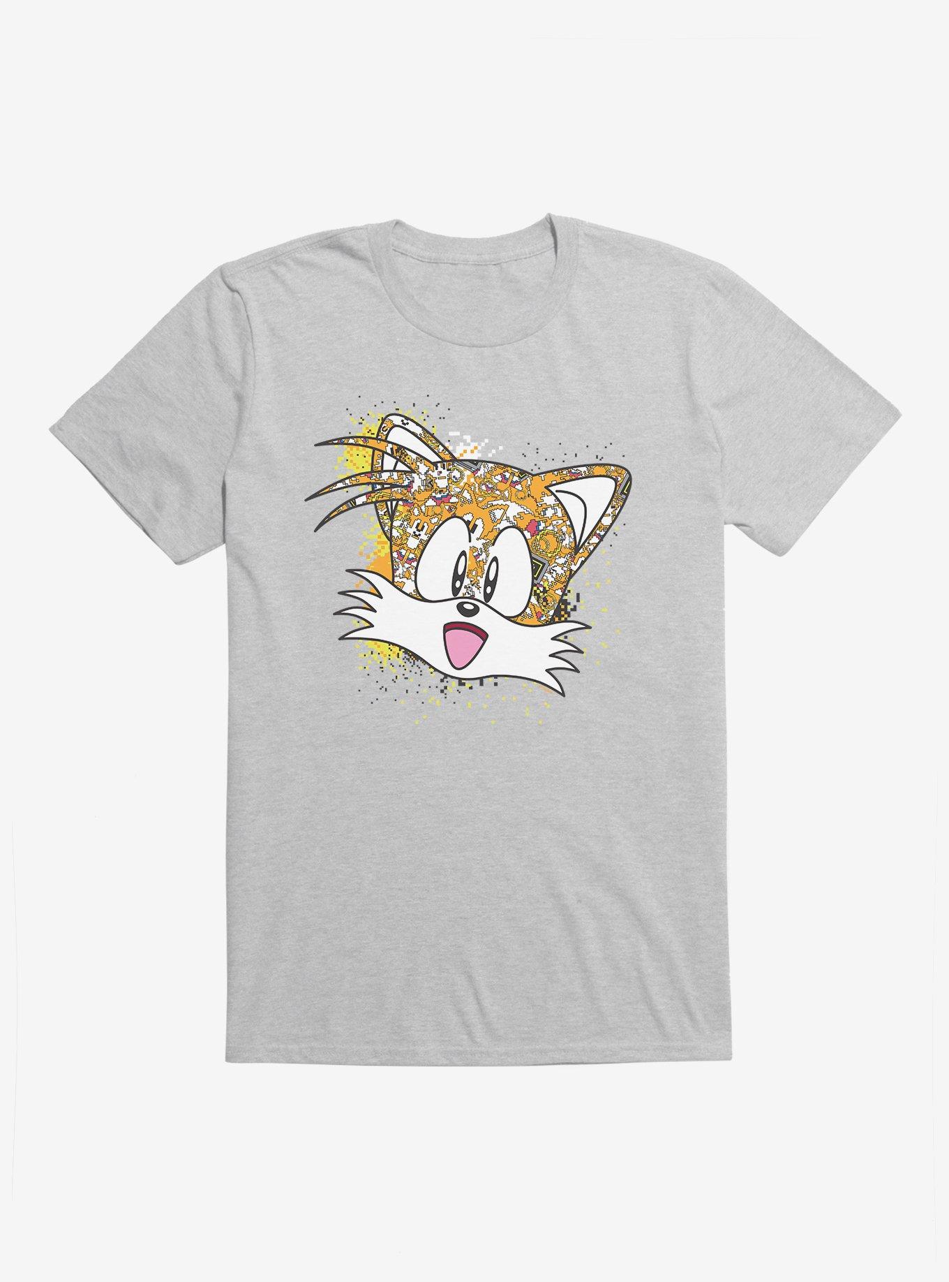 Sonic The Hedgehog Tails Pixel Profile T-Shirt