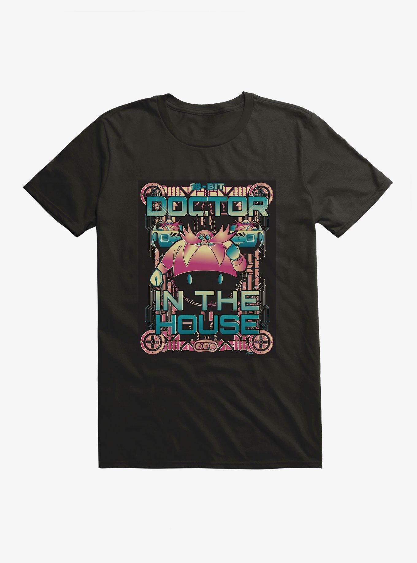Sonic The Hedgehog Dr. Eggman In the House 16-Bit T-Shirt