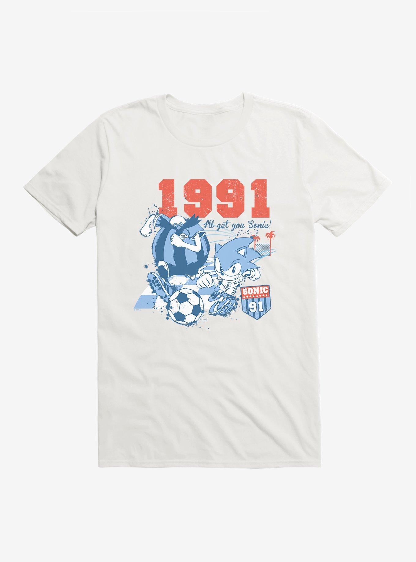 Sonic The Hedgehog Summer Games Soccer 1991 T-Shirt