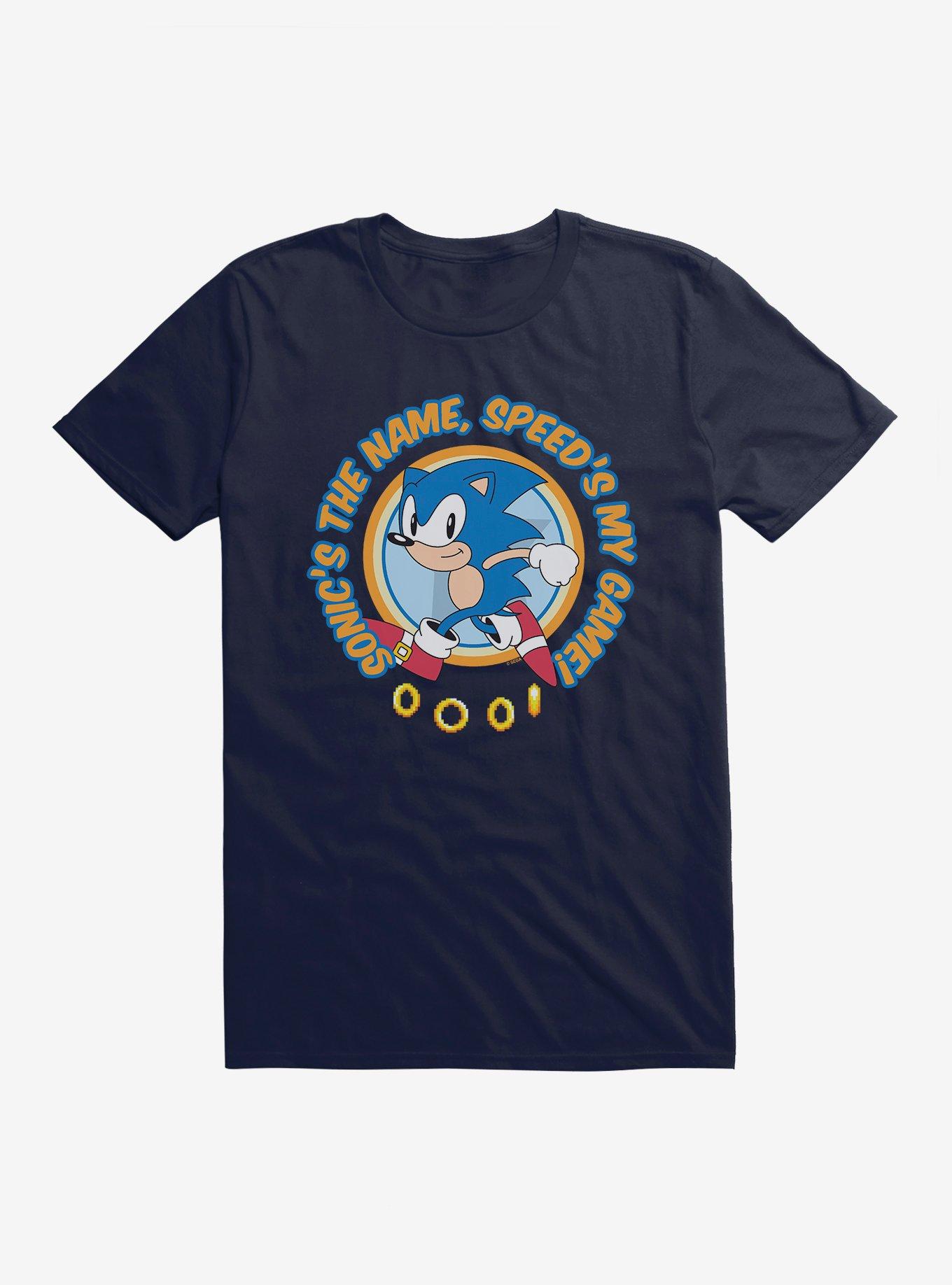 Sonic The Hedgehog Sonic's The Name, Speed's My Game! T-Shirt, , hi-res