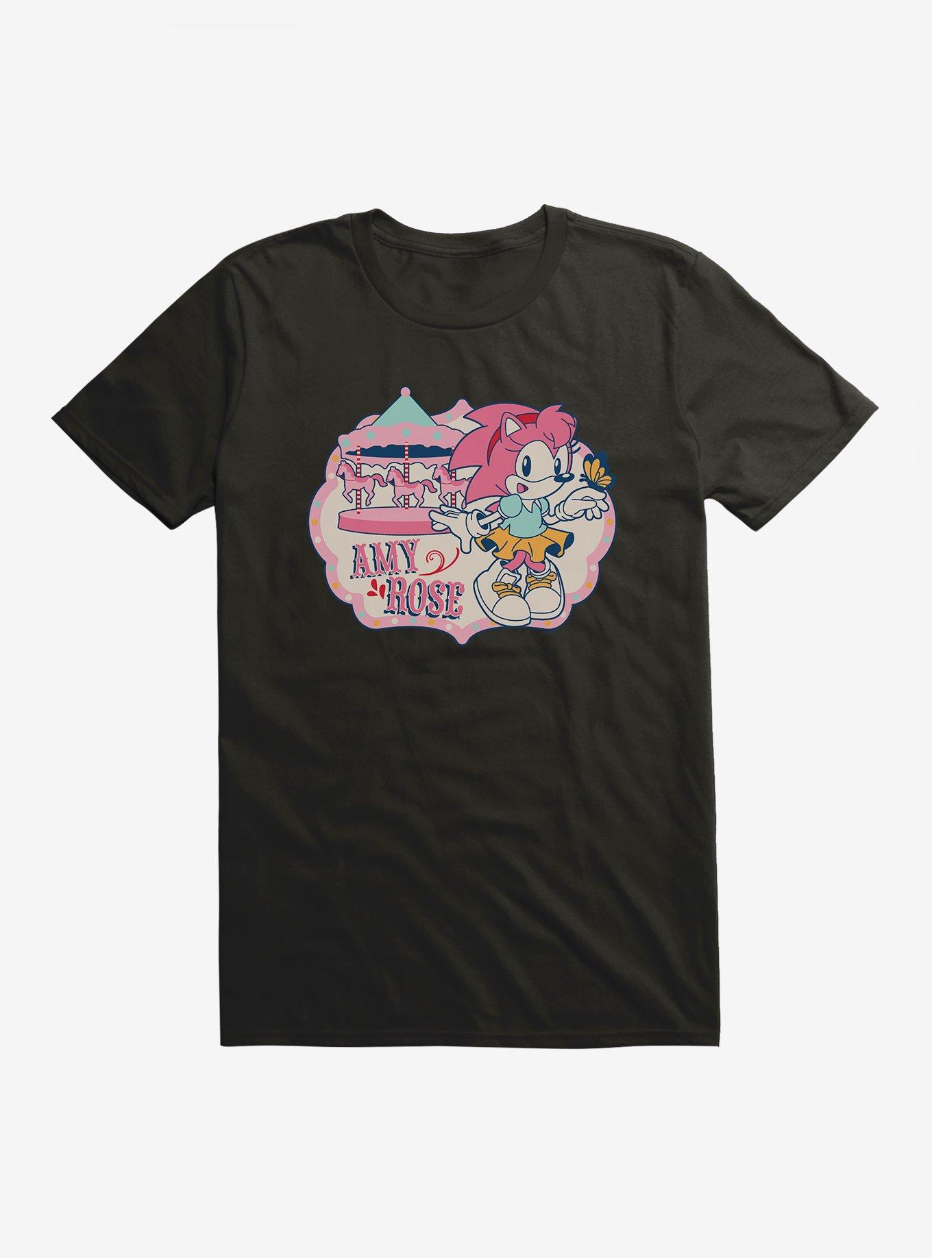 Sonic The Hedgehog Amy Rose T-Shirt, BLACK, hi-res