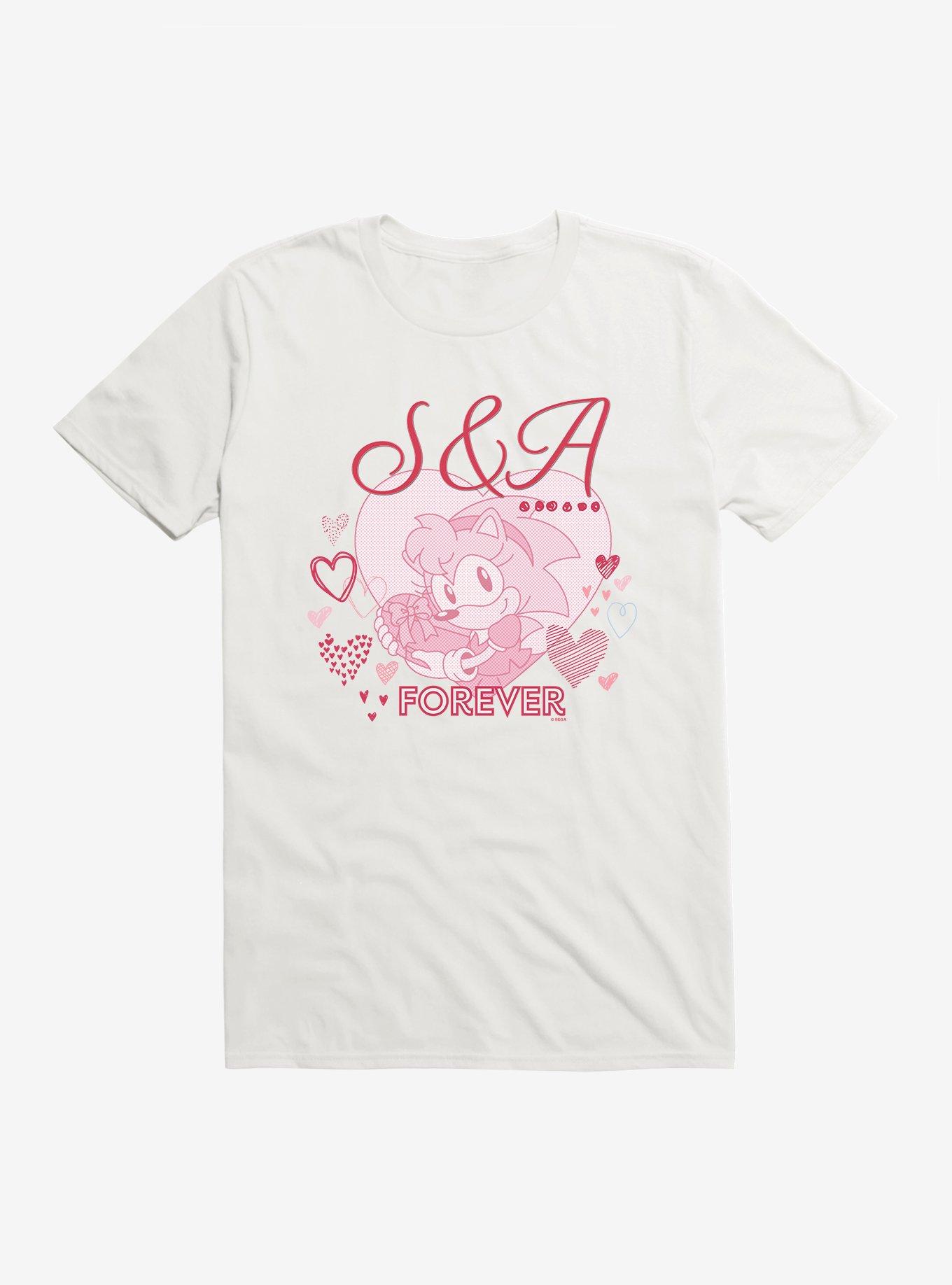 Sonic The Hedgehog Sonic And Amy Forever T-Shirt