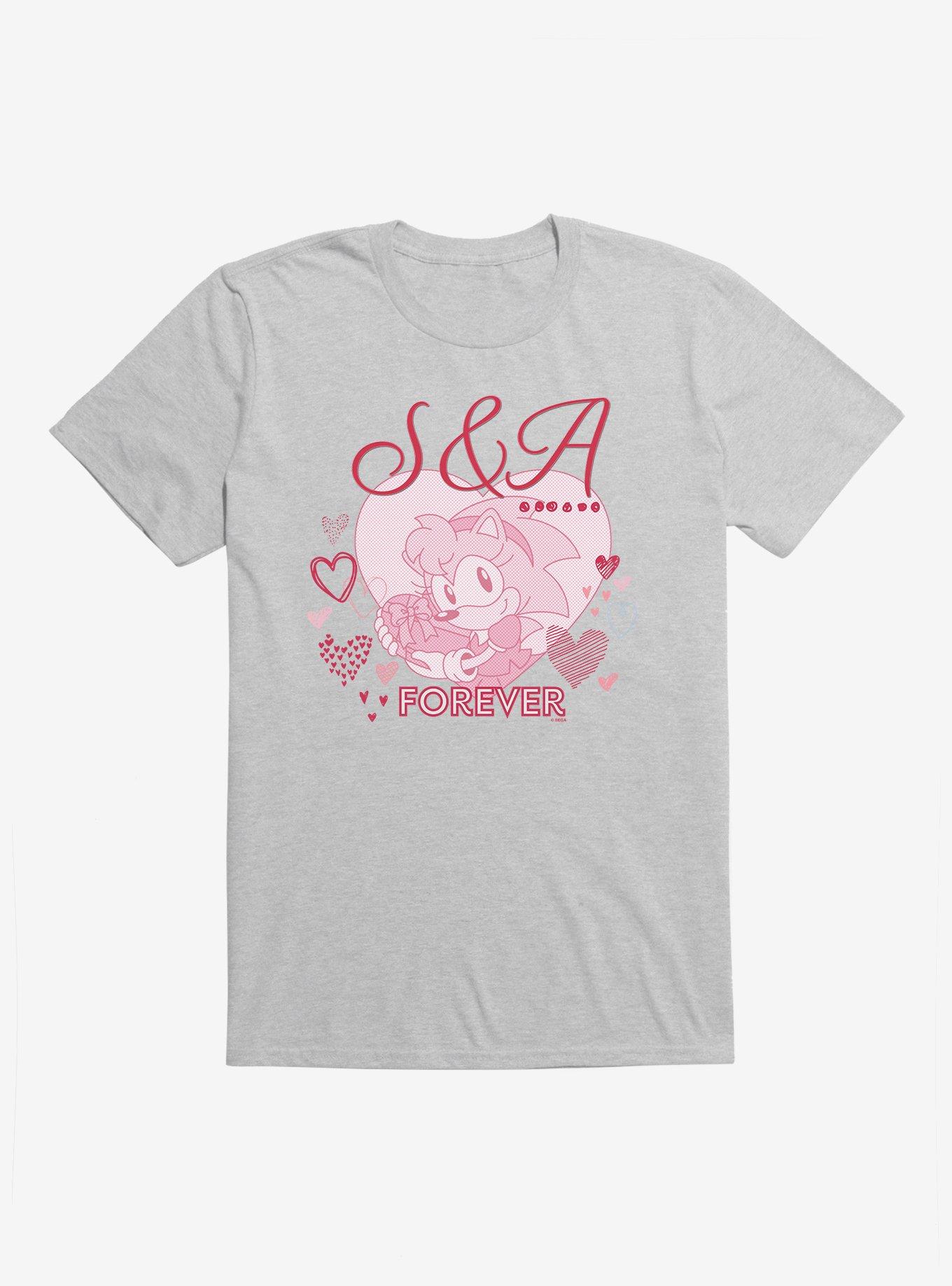 Sonic The Hedgehog Sonic And Amy Forever T-Shirt