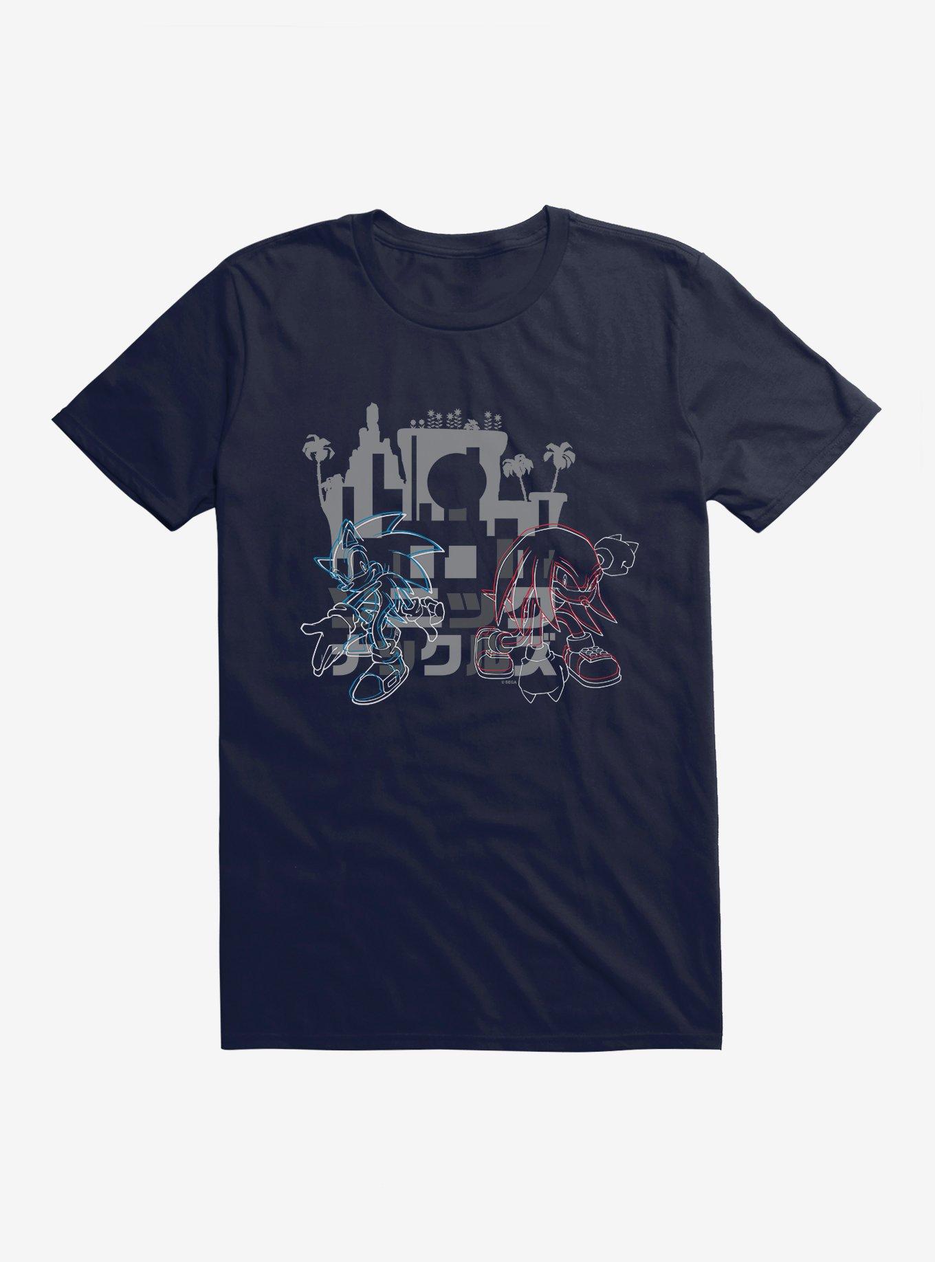 Sonic The Hedgehog Sonic Knuckles Go Time T-Shirt