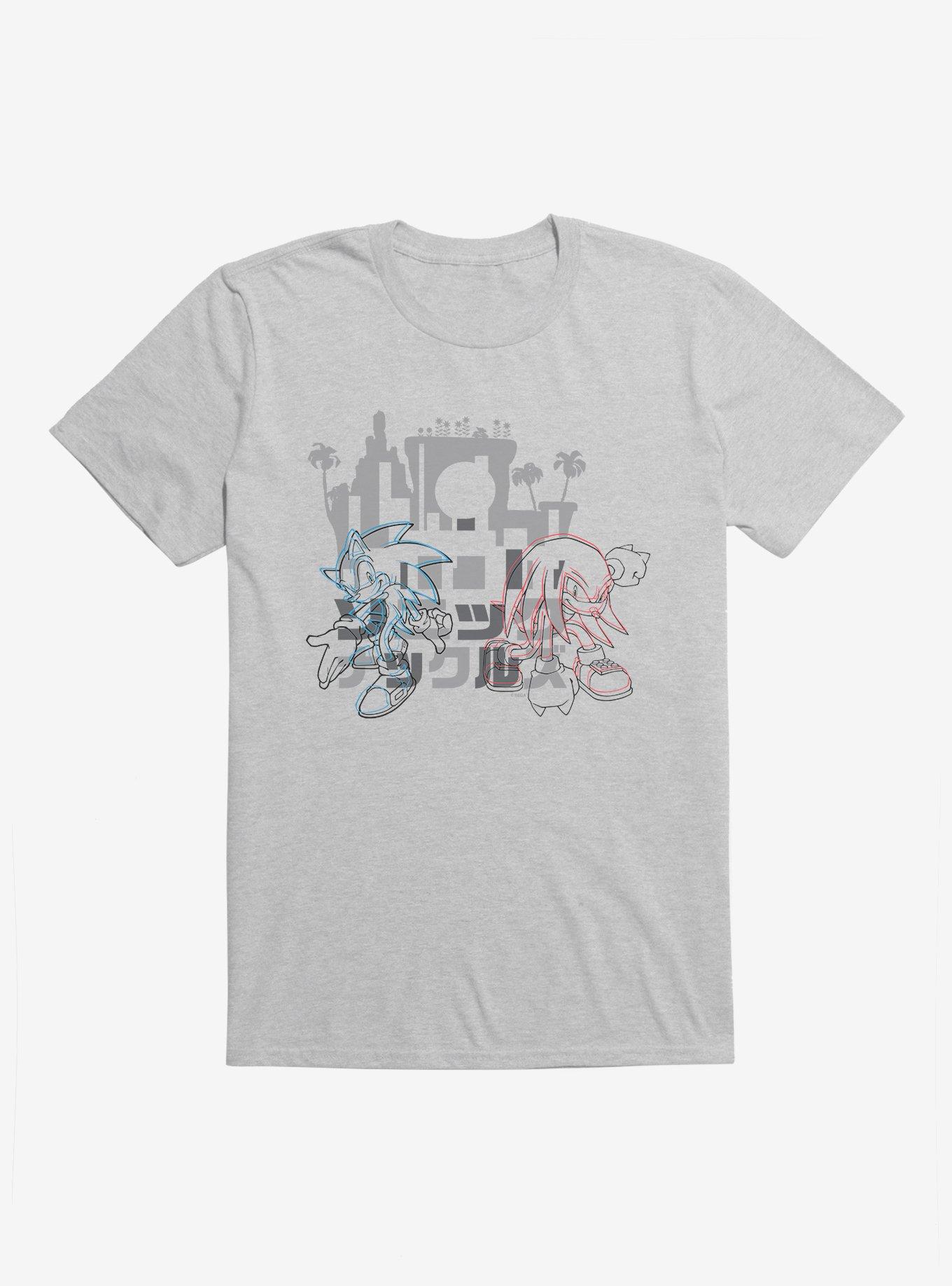 Sonic The Hedgehog Sonic Knuckles Go Time T-Shirt