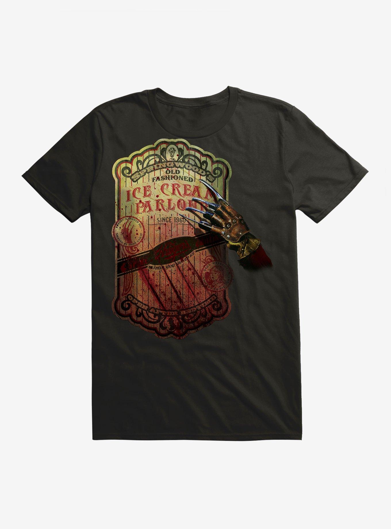 A Nightmare on Elm Street Ice Cream Parlour T-Shirt, , hi-res